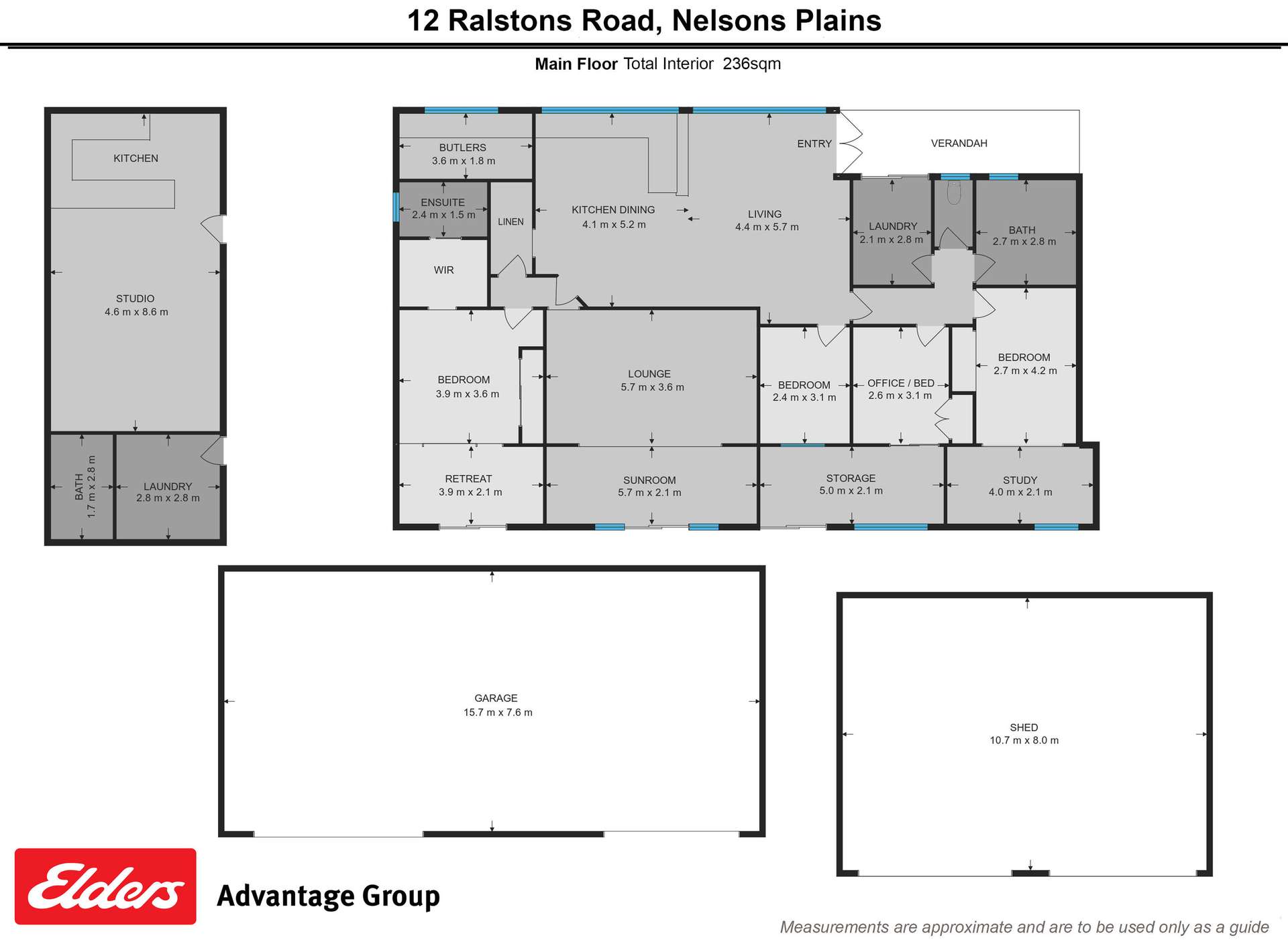 12 Ralstons Road, Nelsons Plains Sold by Farmbuy.com - floorplan 1