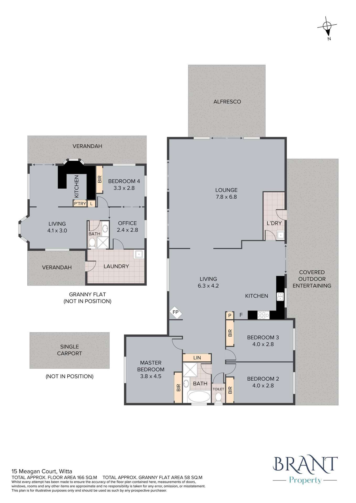 15 Meagan Court, Witta Sold by Farmbuy.com - floorplan 1