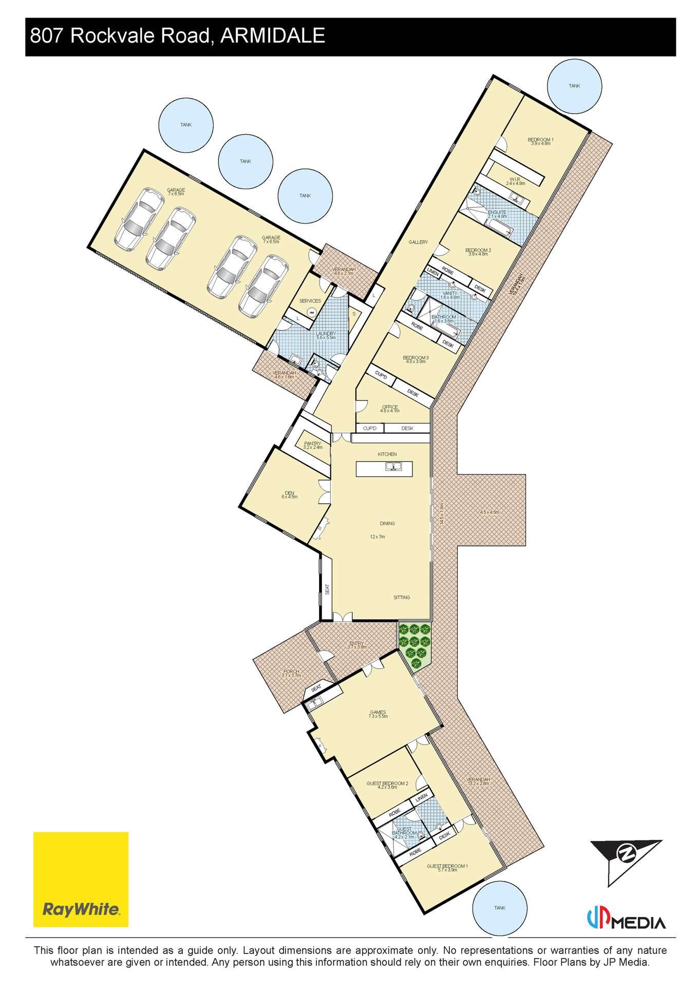 807 Rockvale Road, Armidale Sold by Farmbuy.com - floorplan 1