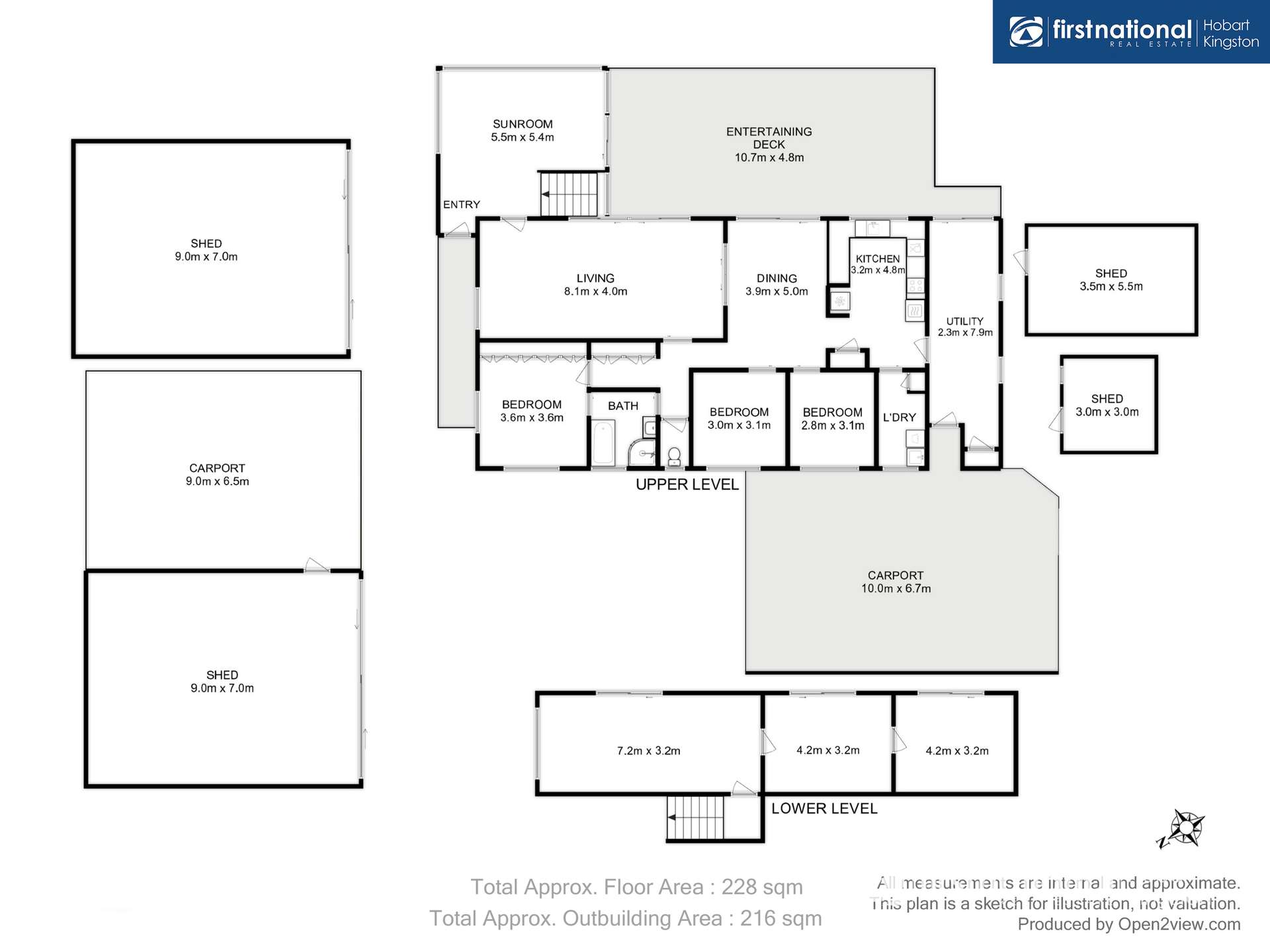 3267 Channel Highway, Woodbridge Sold by Farmbuy.com - floorplan 1