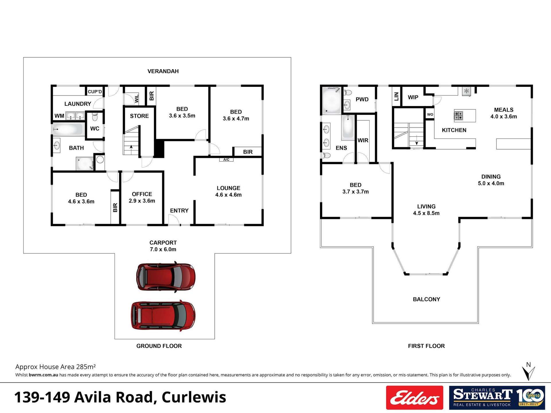 139-149 Avila Road, Curlewis For Sale by Farmbuy.com - floorplan 1