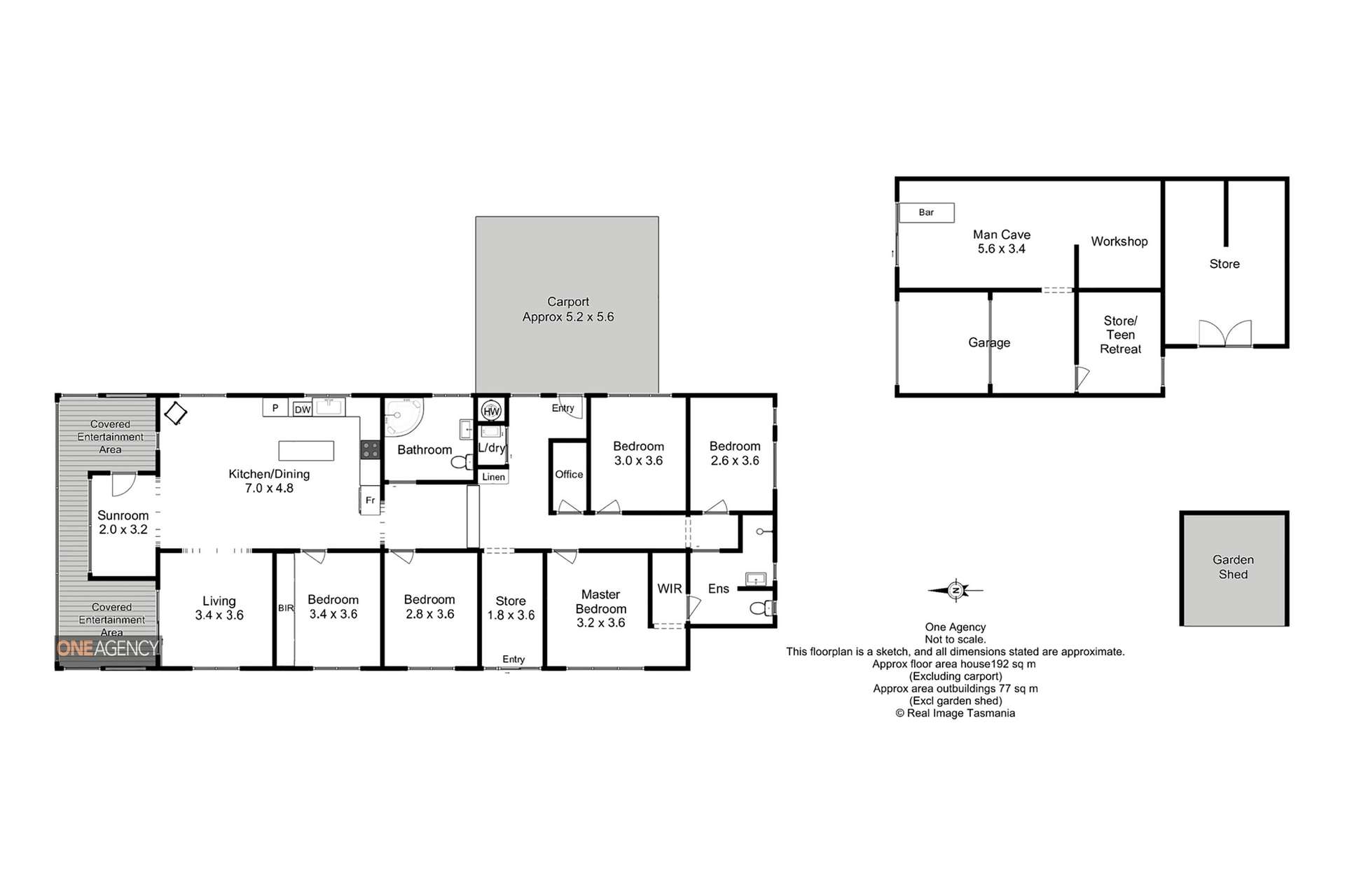 152 Faheys Lane, Irishtown For Sale by Farmbuy.com - floorplan 1