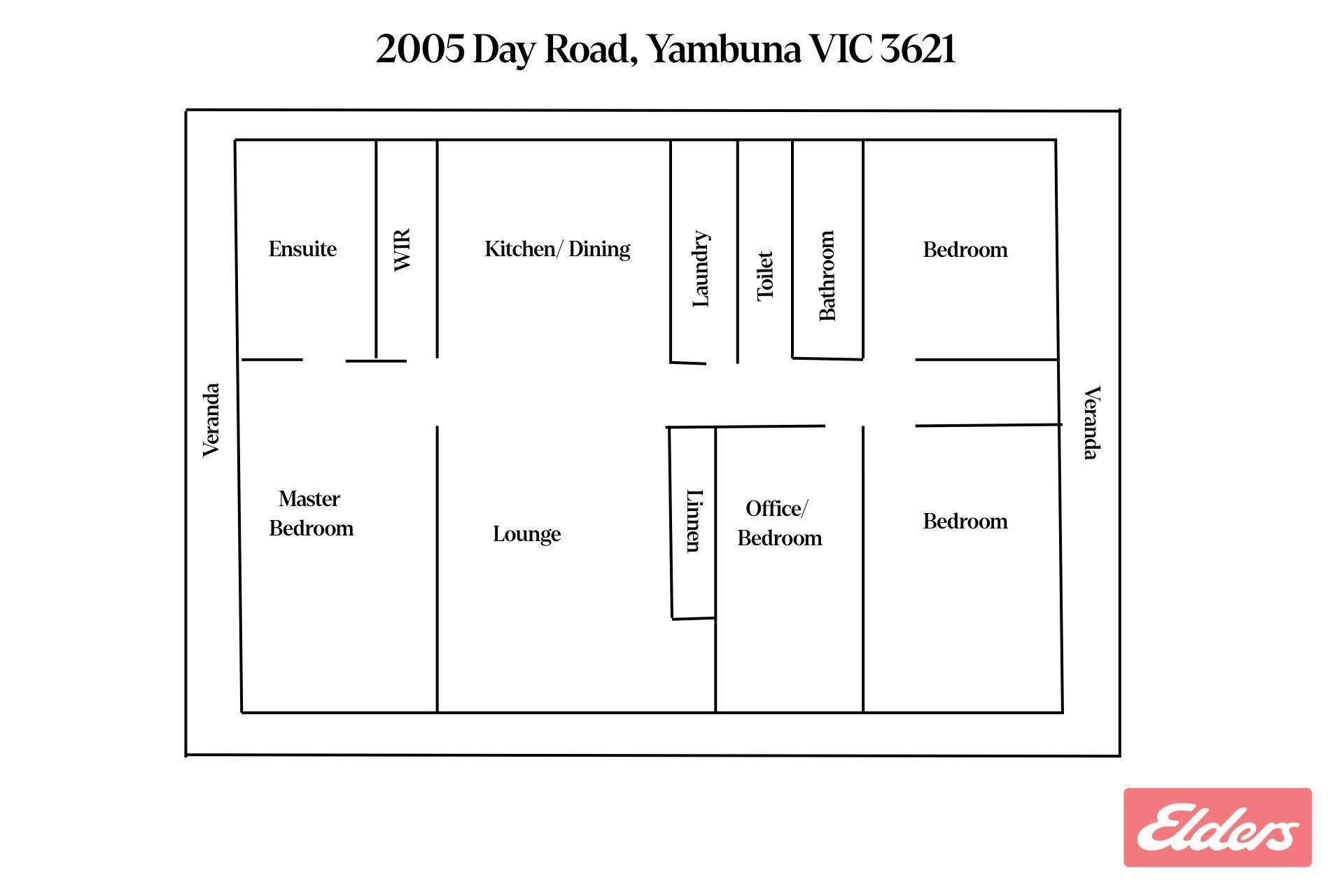 2005 Day Road, Echuca Sold by Farmbuy.com - floorplan 1