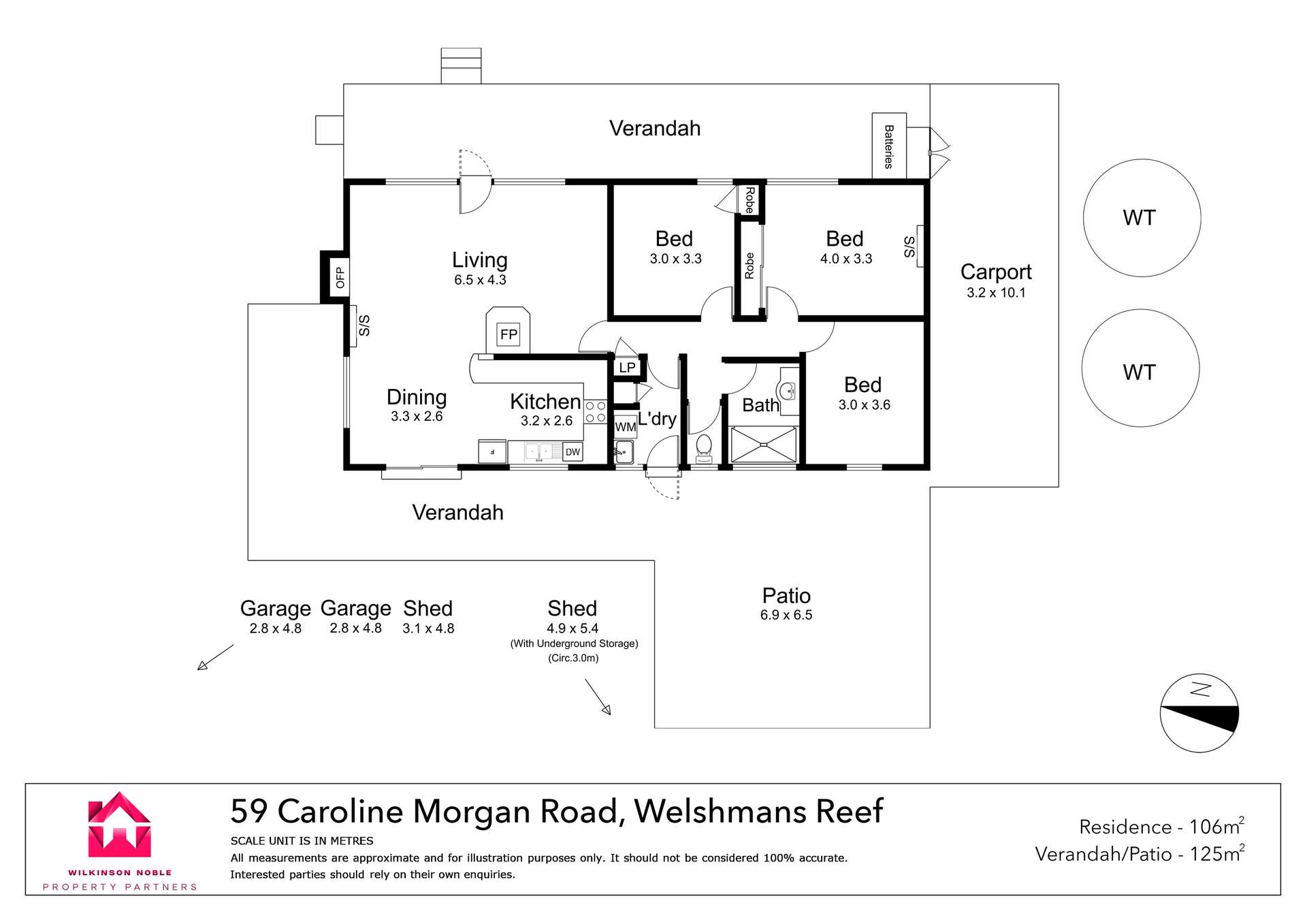 59 Caroline Morgan Road, Welshmans Reef Sold by Farmbuy.com - floorplan 1