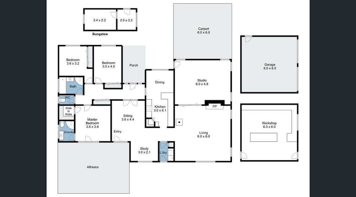 384 Euroa Mansfield Road, Euroa For Sale by Farmbuy.com - floorplan 1