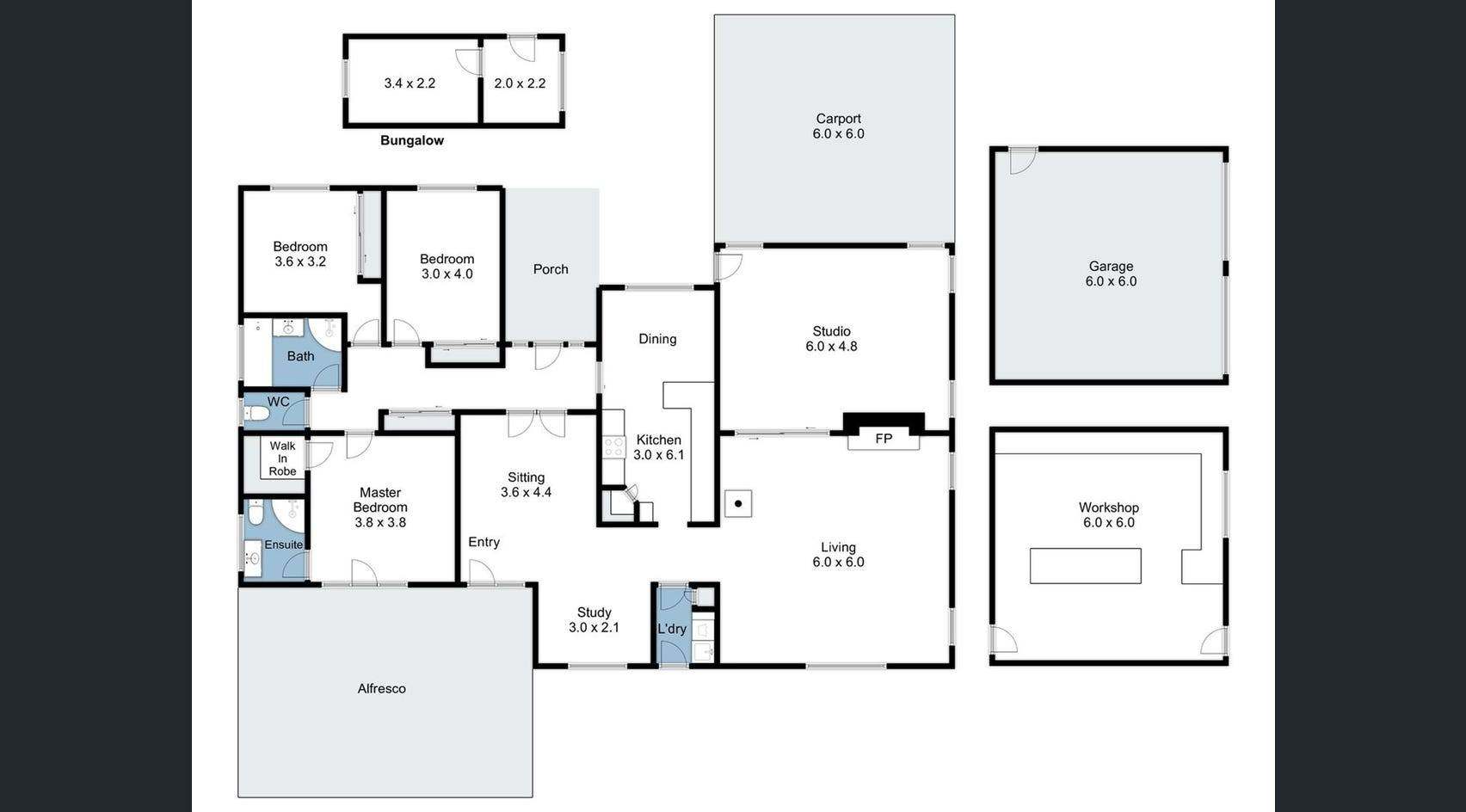 384 Euroa Mansfield Road, Euroa For Sale by Farmbuy.com - floorplan 1