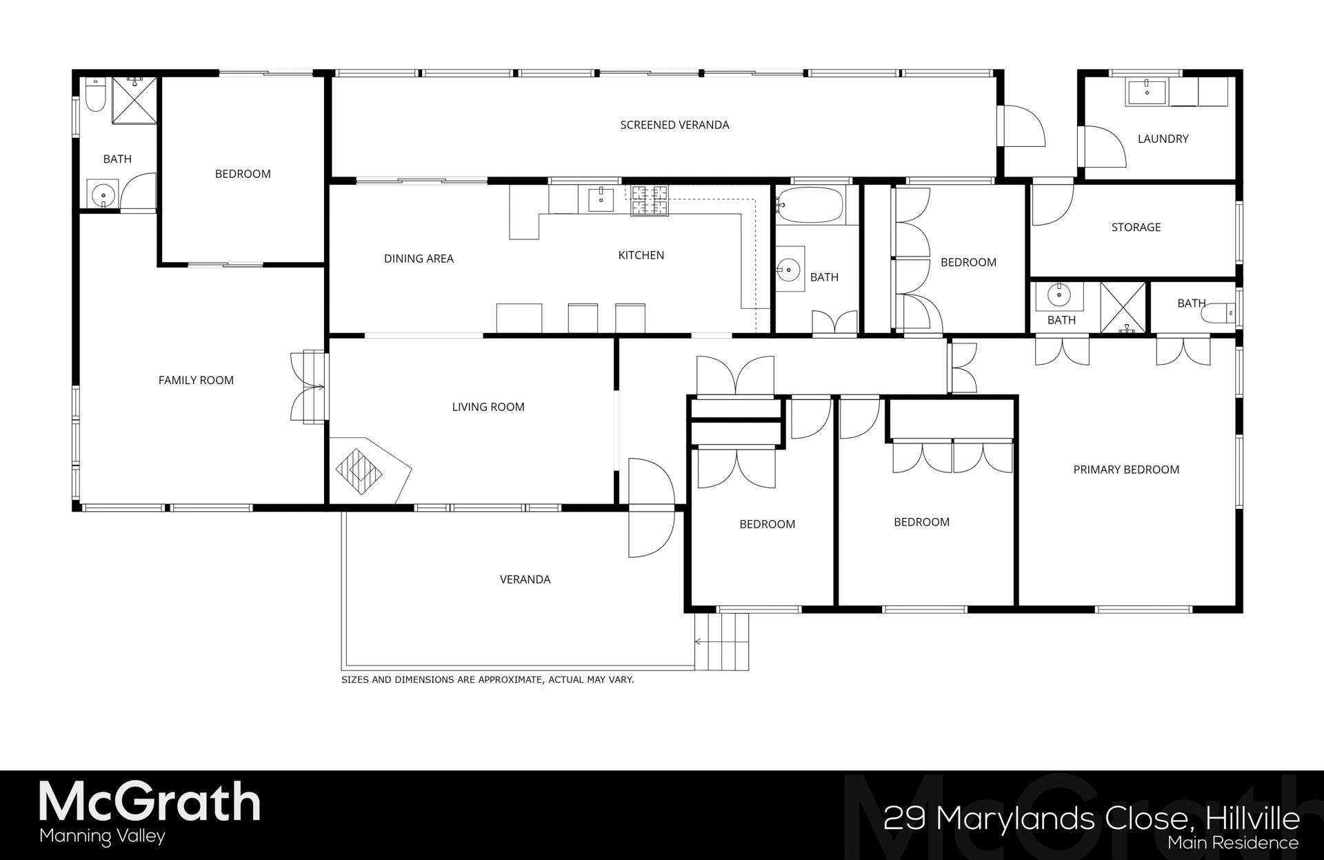 29 Marylands Close, Hillville Sold by Farmbuy.com - floorplan 1