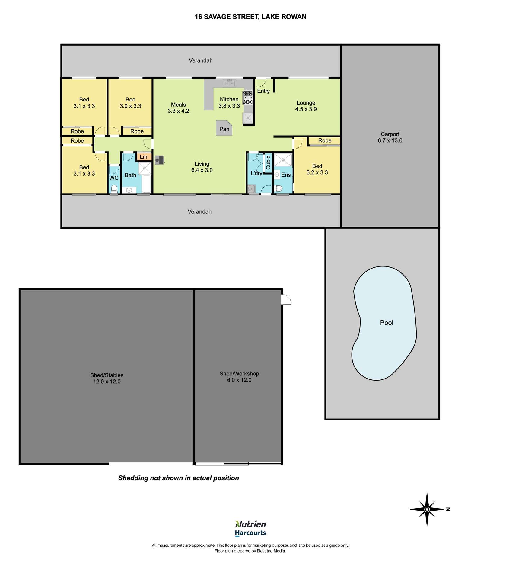 16 Savage Street, Lake Rowan Sold by Farmbuy.com - floorplan 1