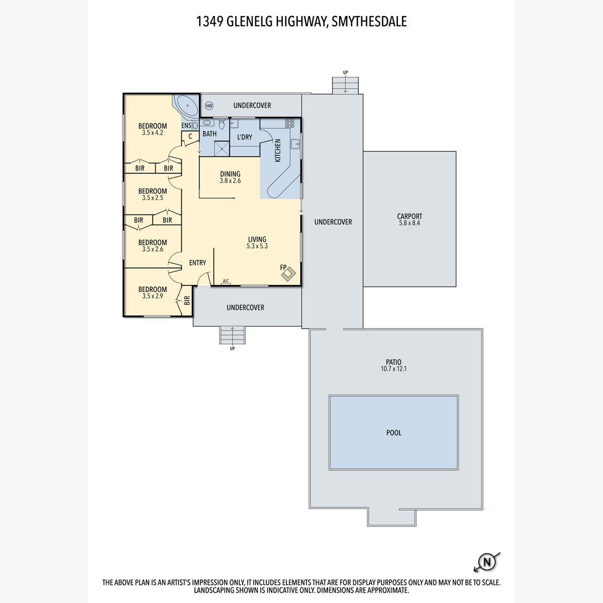 1349 Glenelg Highway, Smythesdale For Sale by Farmbuy.com - floorplan 1