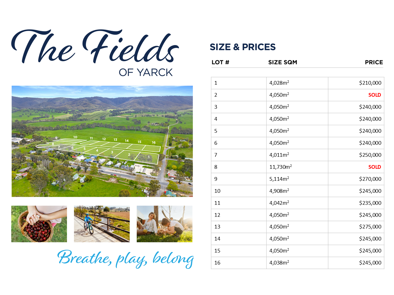Lot 1 - 16, 13 Old Yarck Rd, Yarck For Sale by Farmbuy.com - image 1