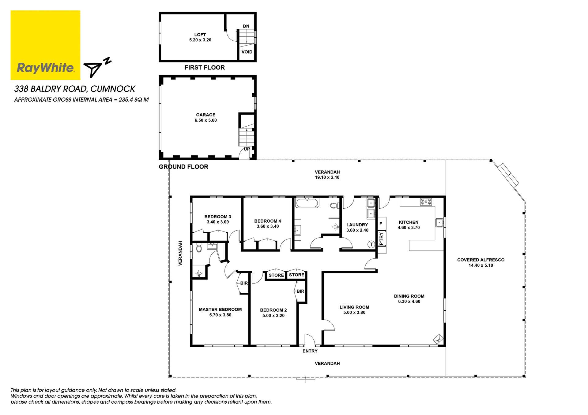 338 Baldry Road, Cumnock Via, Molong For Sale by Farmbuy.com - floorplan 1
