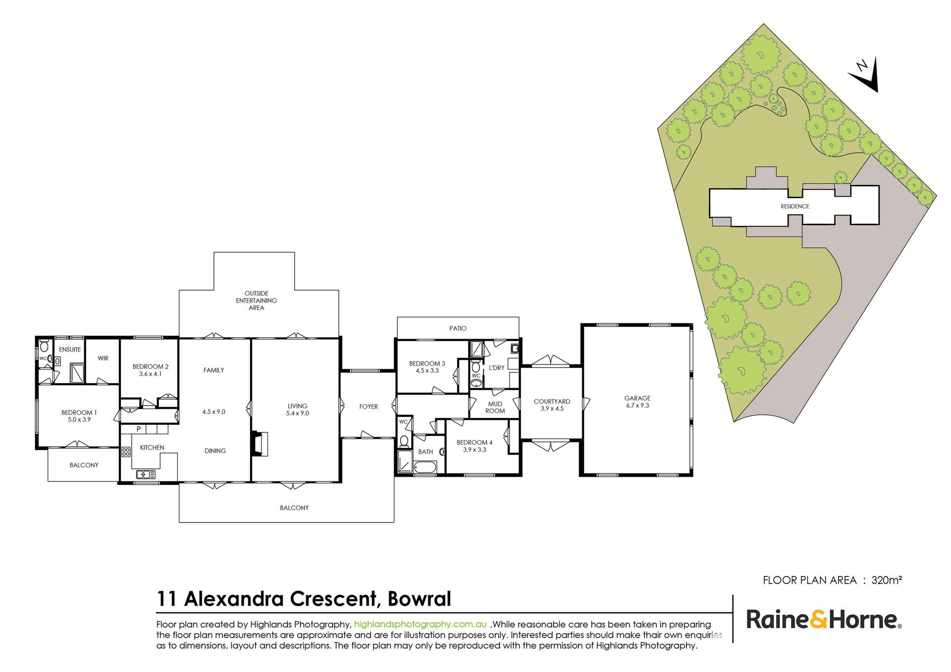 11 Alexandra Crescent, Bowral For Sale by Farmbuy.com - floorplan 1