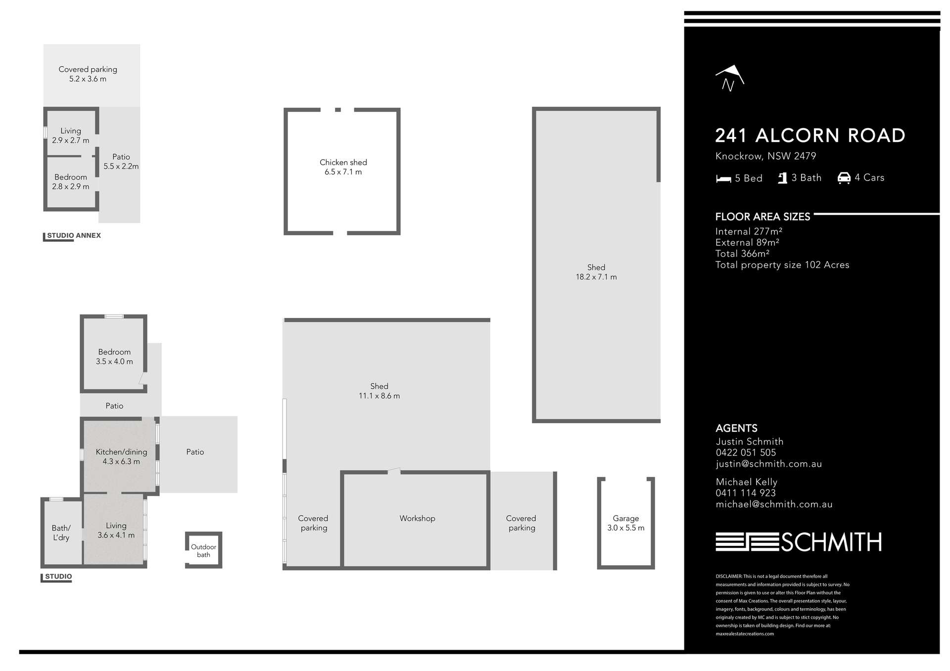 241 Alcorn Road, Knockrow For Sale by Farmbuy.com - floorplan 1
