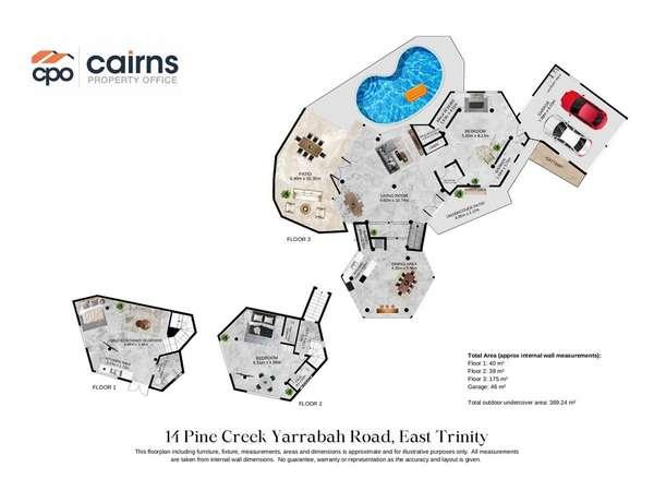 14 Pine Creek Yarrabah Road, East Trinity Sold by Farmbuy.com - floorplan 1