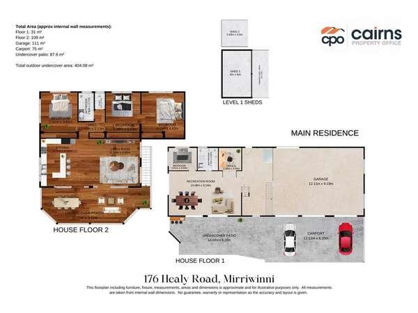 176 Healy Road, Mirriwinni Sold by Farmbuy.com - floorplan 1