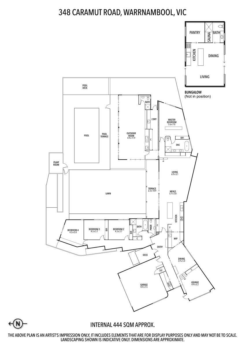 348 Caramut Road, Warrnambool Sold by Farmbuy.com - floorplan 1