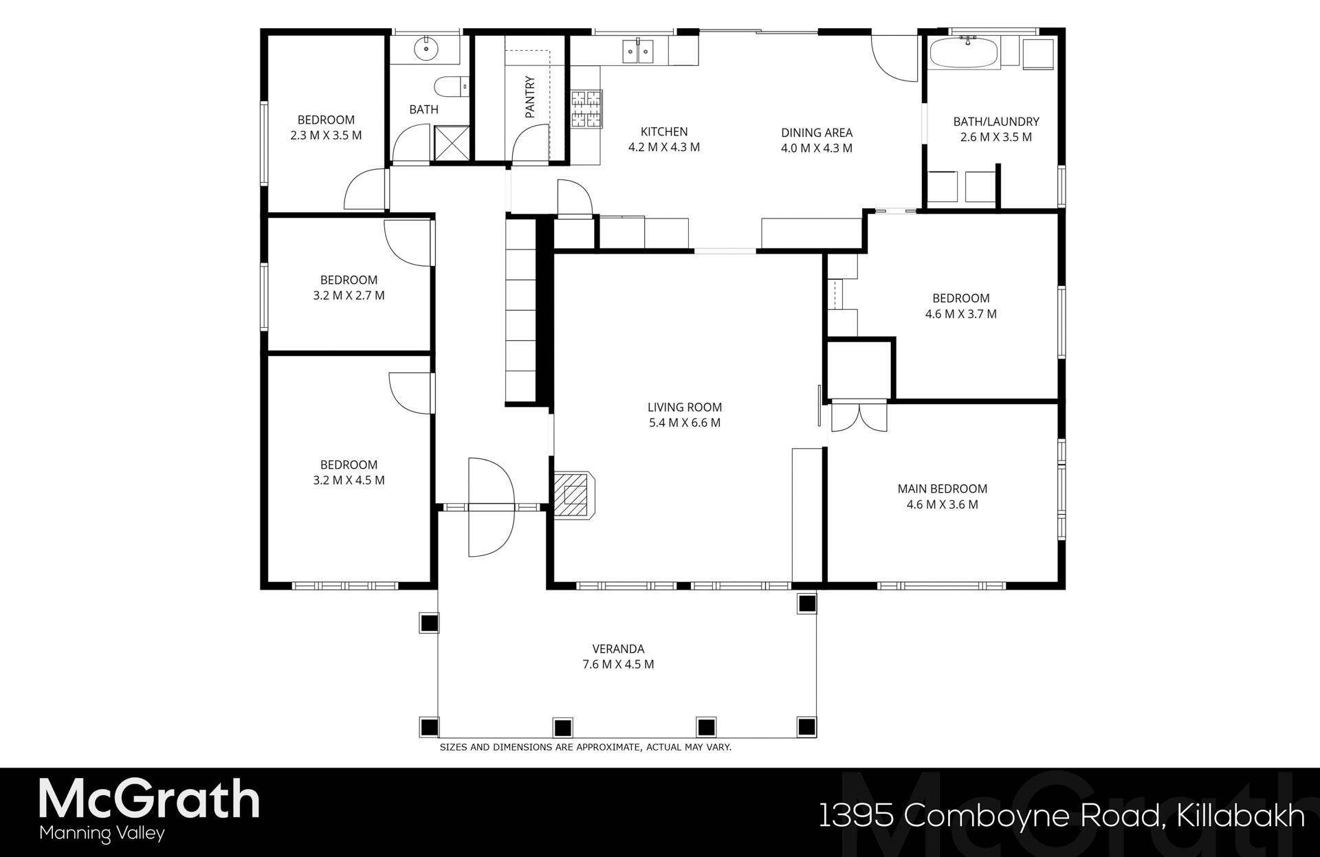 1395 Comboyne Road, Killabakh Sold by Farmbuy.com - floorplan 1