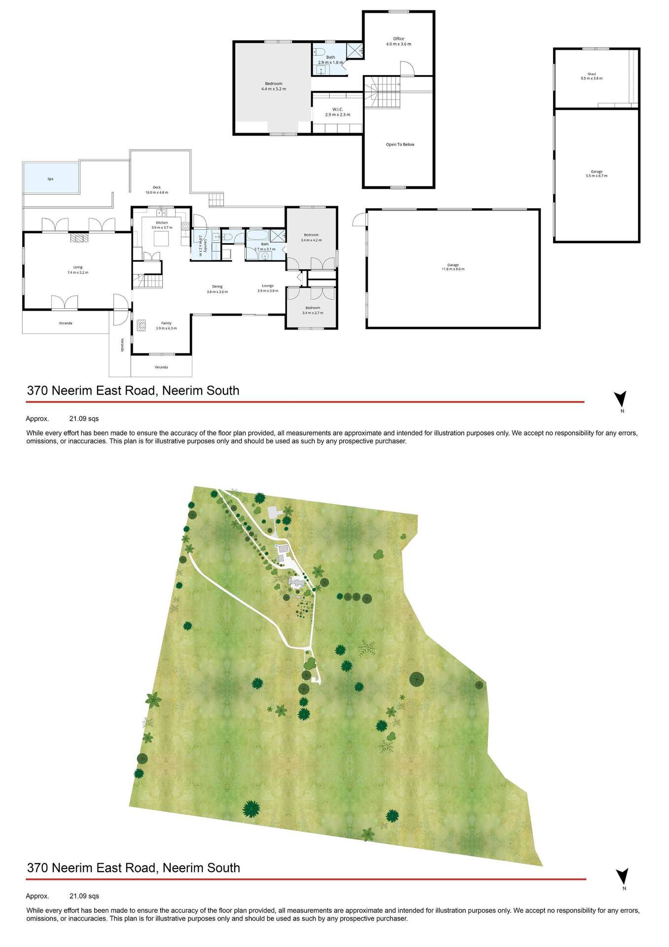 370 Neerim East Road, Neerim South Sold by Farmbuy.com - floorplan 1