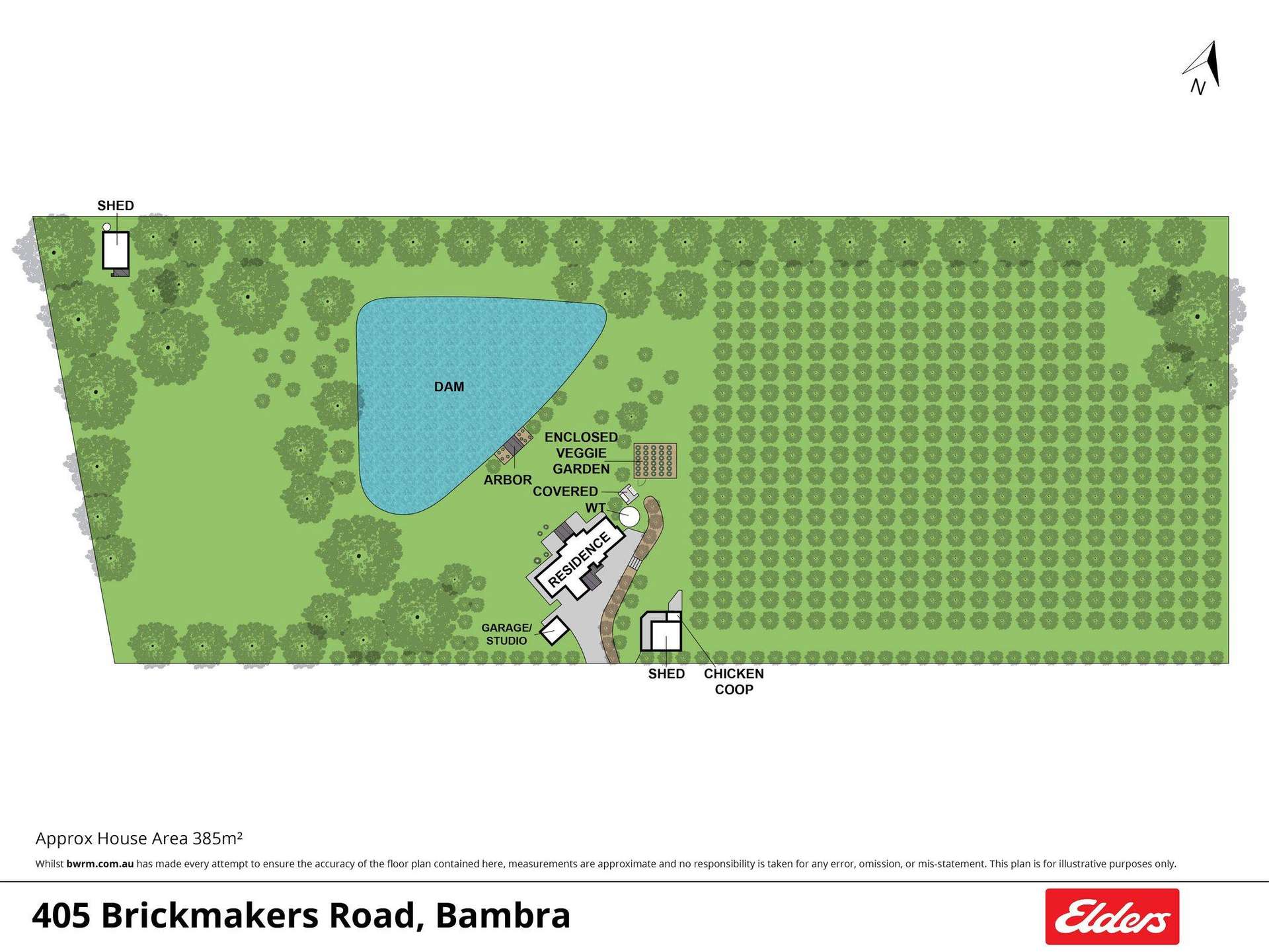 405 Brickmakers Road, Bambra For Sale by Farmbuy.com - floorplan 2