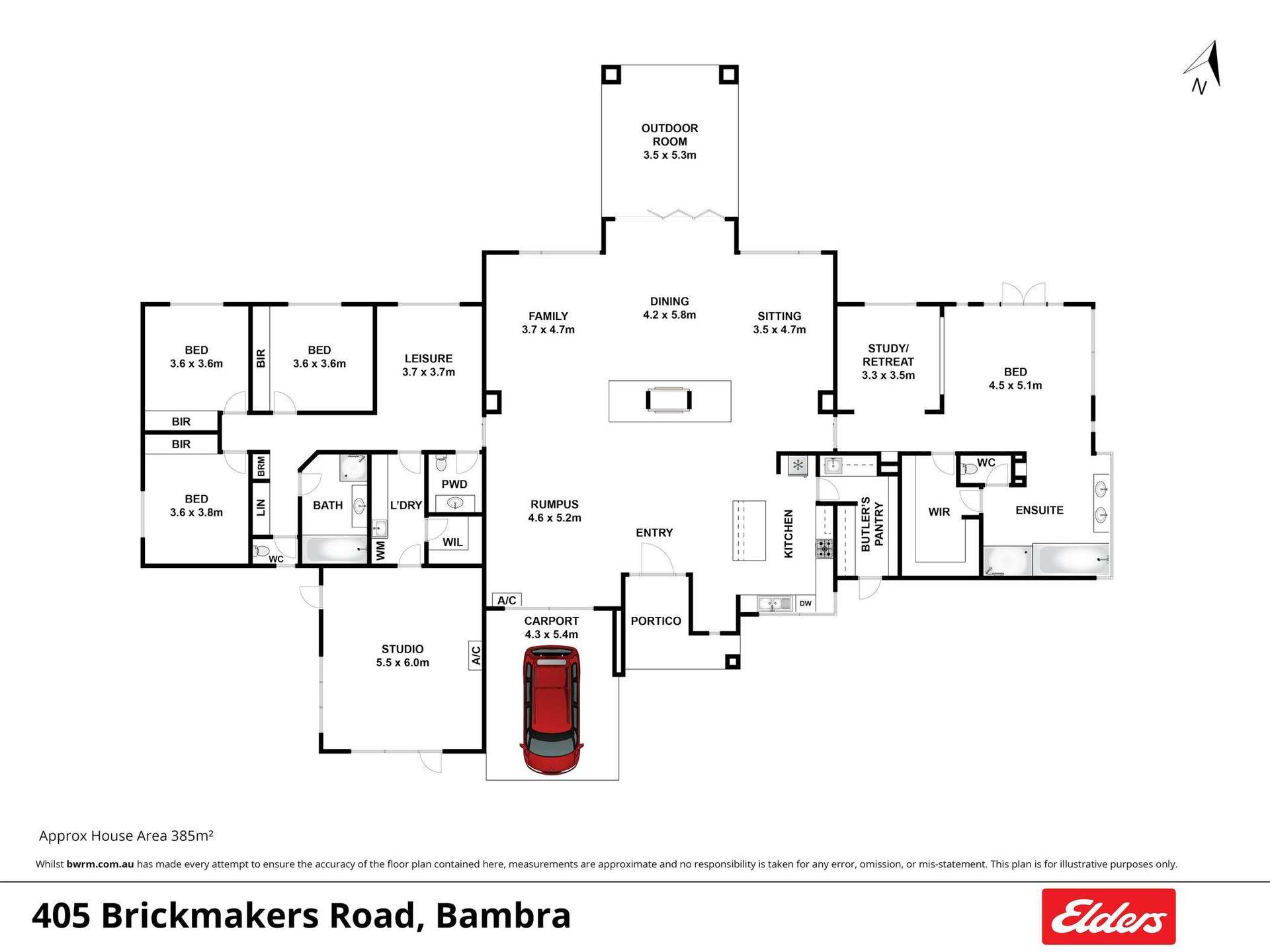 405 Brickmakers Road, Bambra For Sale by Farmbuy.com - floorplan 1