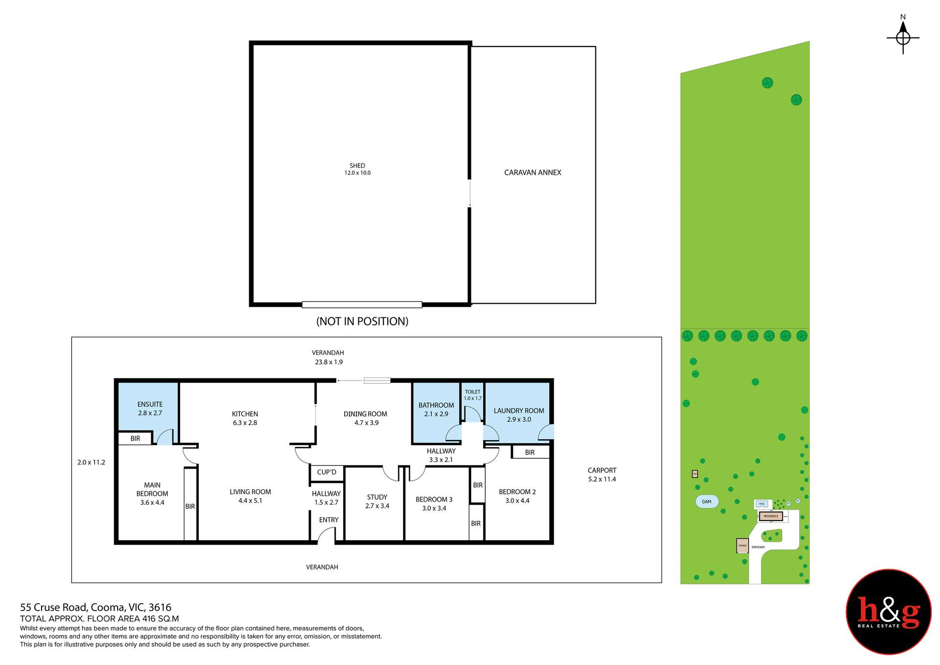55 Cruse Road, Cooma For Sale by Farmbuy.com - floorplan 1
