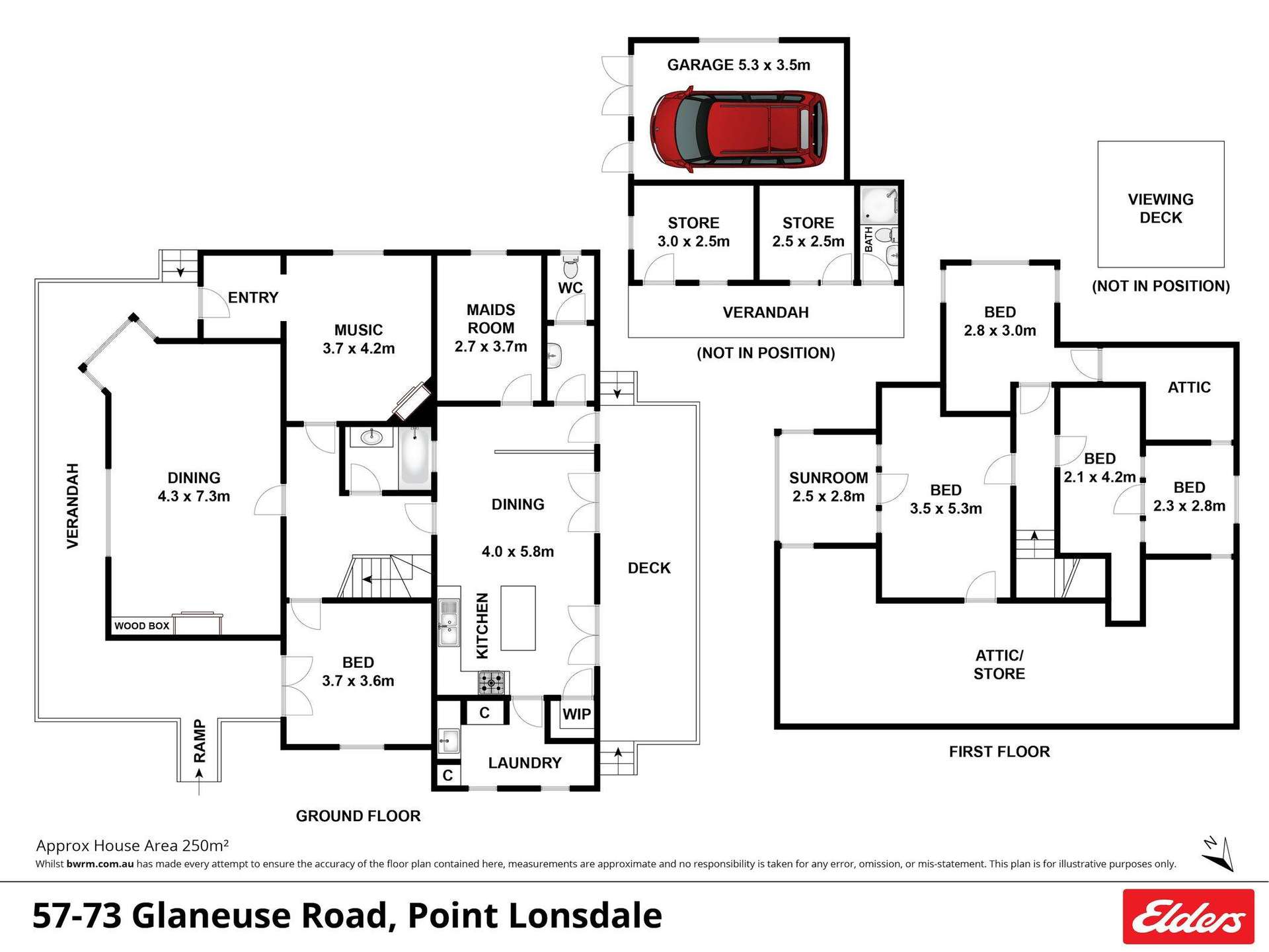 57-73 Glaneuse Road, Point Lonsdale For Sale by Farmbuy.com - floorplan 1