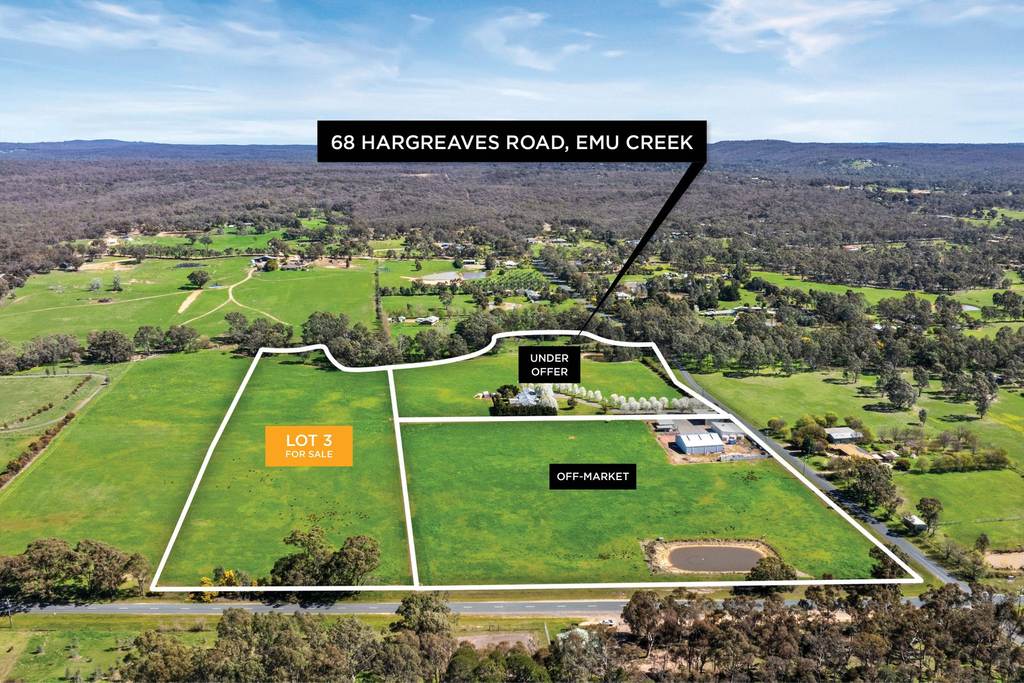 Lot 3&sol;68 Hargreaves Road, Emu Creek VIC 3551