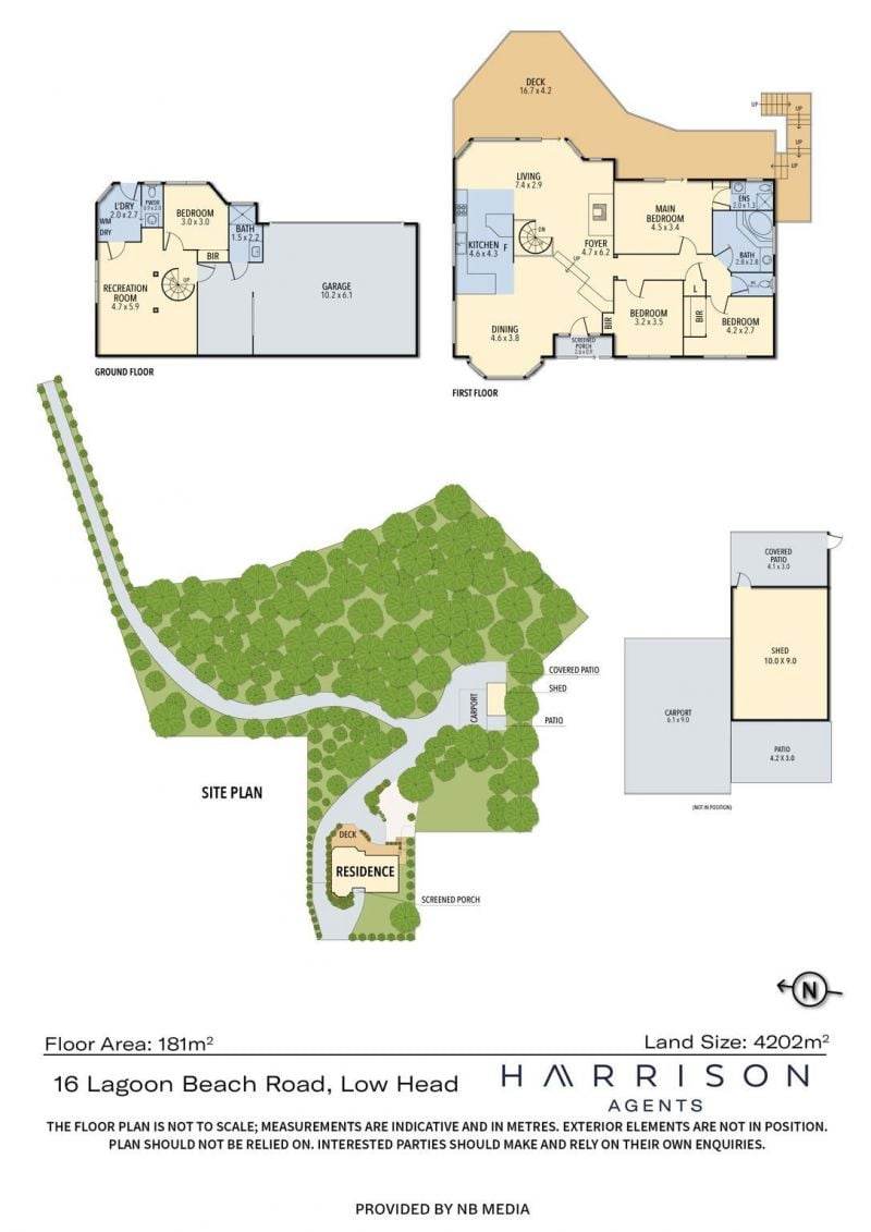 15 & 16 LAGOON BEACH ROAD, Low Head For Sale by Farmbuy.com - floorplan 1