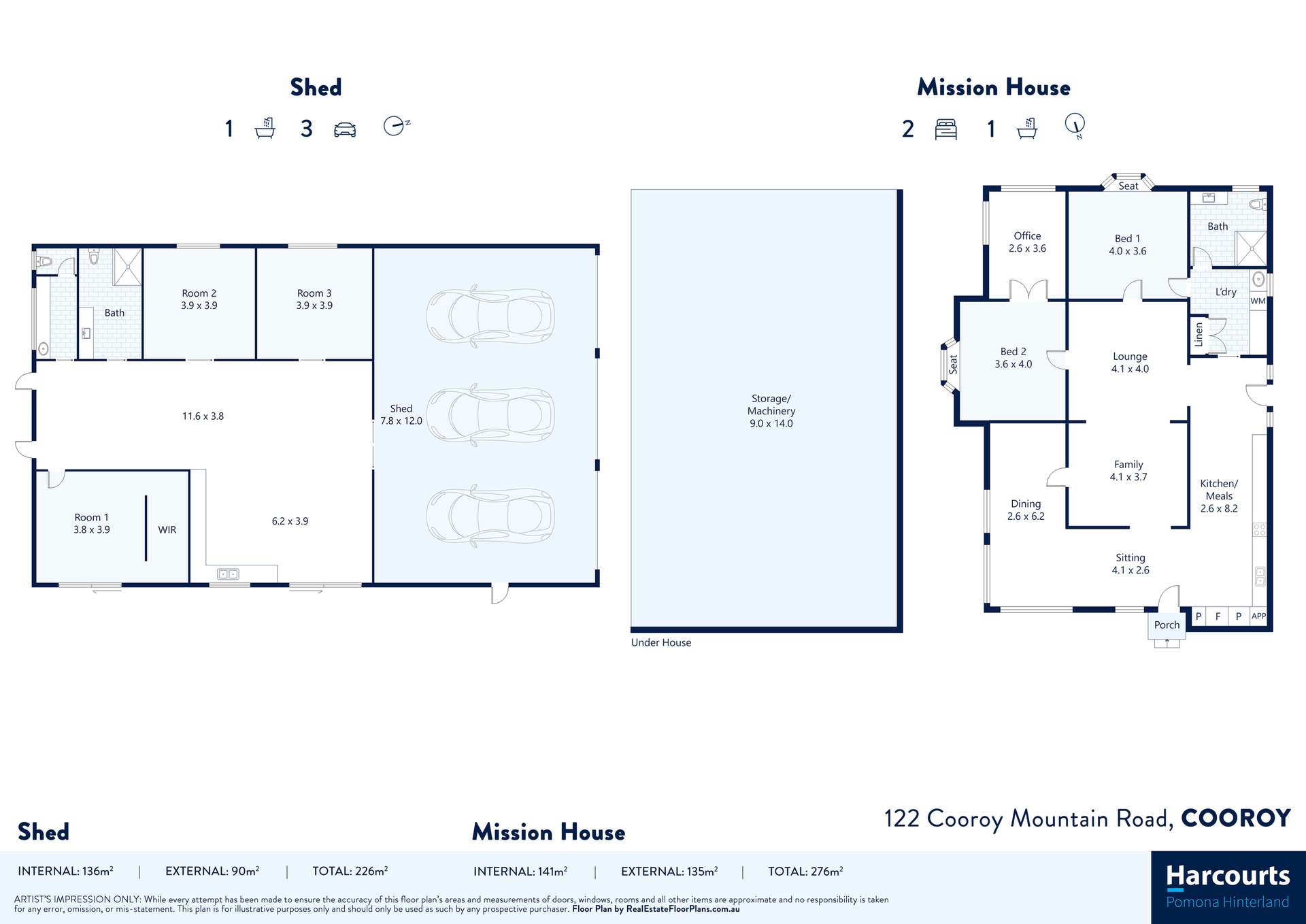 122 Cooroy Mountain Road, Cooroy For Sale by Farmbuy.com - floorplan 2
