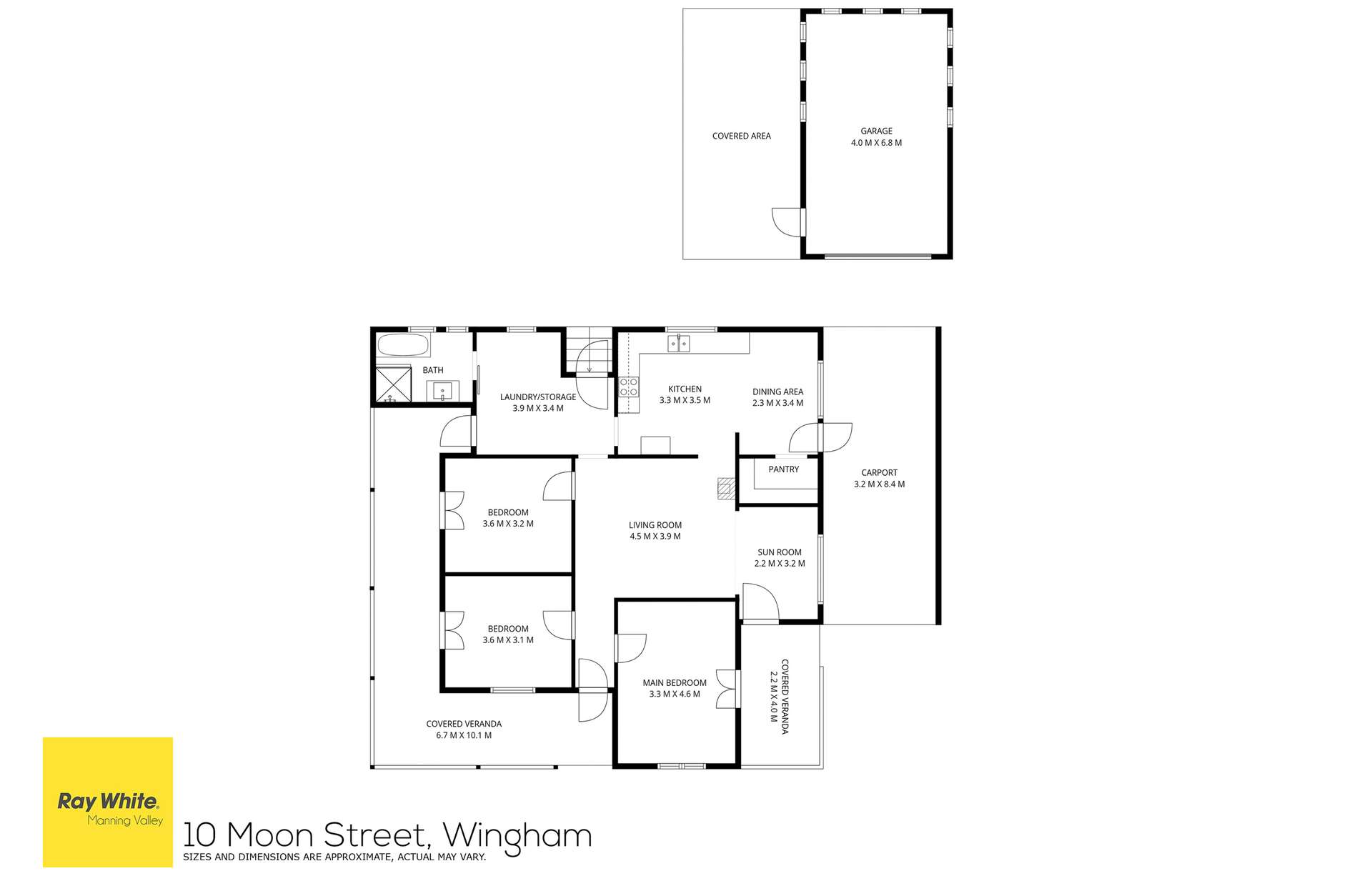 10 Moon Street, Wingham Sold by Farmbuy.com - floorplan 1