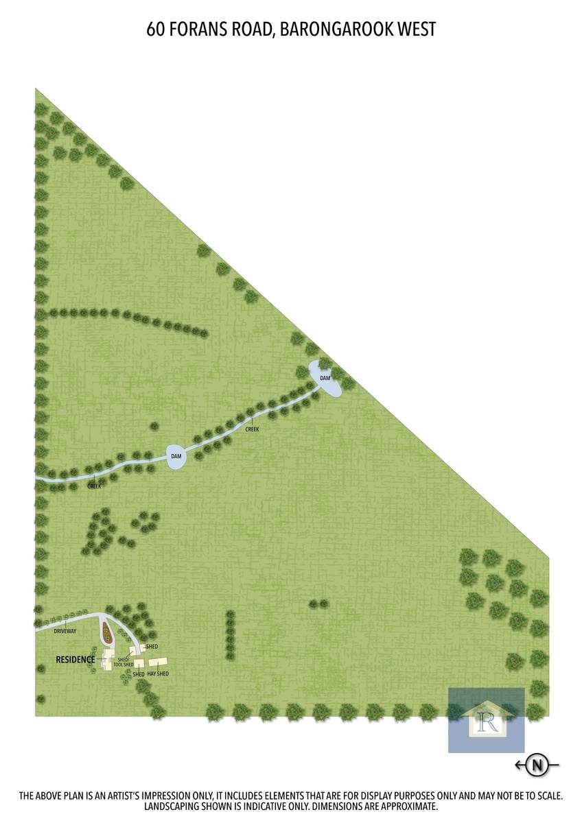 60 Forans Road, Barongarook West Sold by Farmbuy.com - floorplan 2