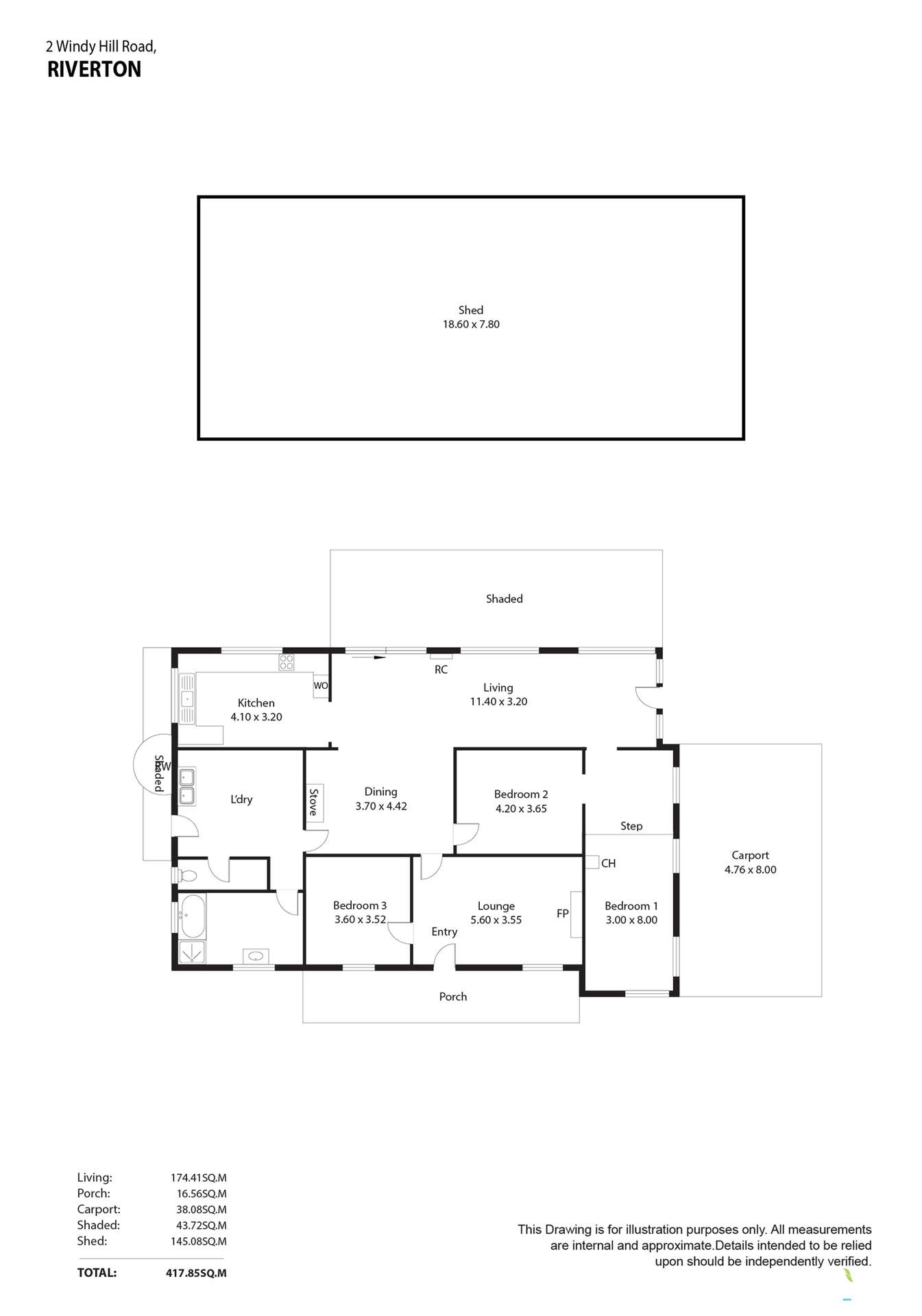 2 Windy Hill Road, Riverton Sold by Farmbuy.com - floorplan 1