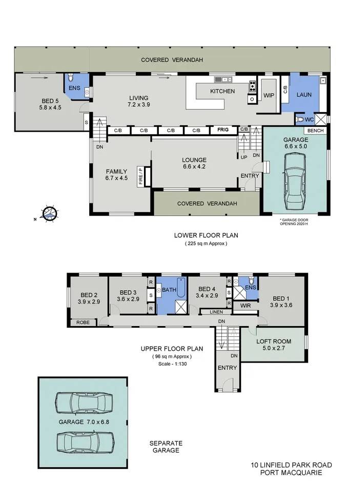 10 Lindfield Park Road, Port Macquarie For Sale by Farmbuy.com - floorplan 1
