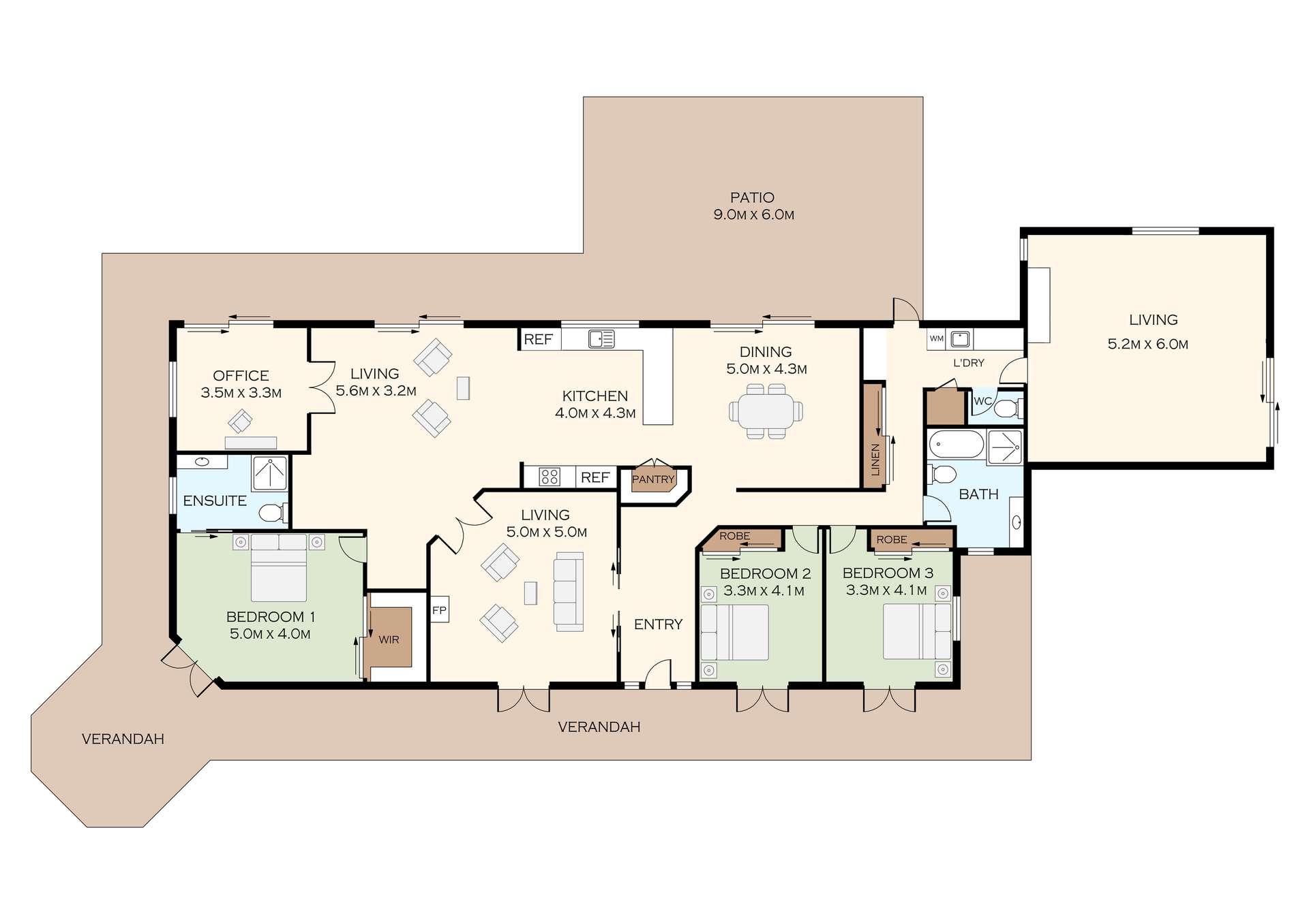 35 Monaro Drive, D'Aguilar Sold by Farmbuy.com - floorplan 1