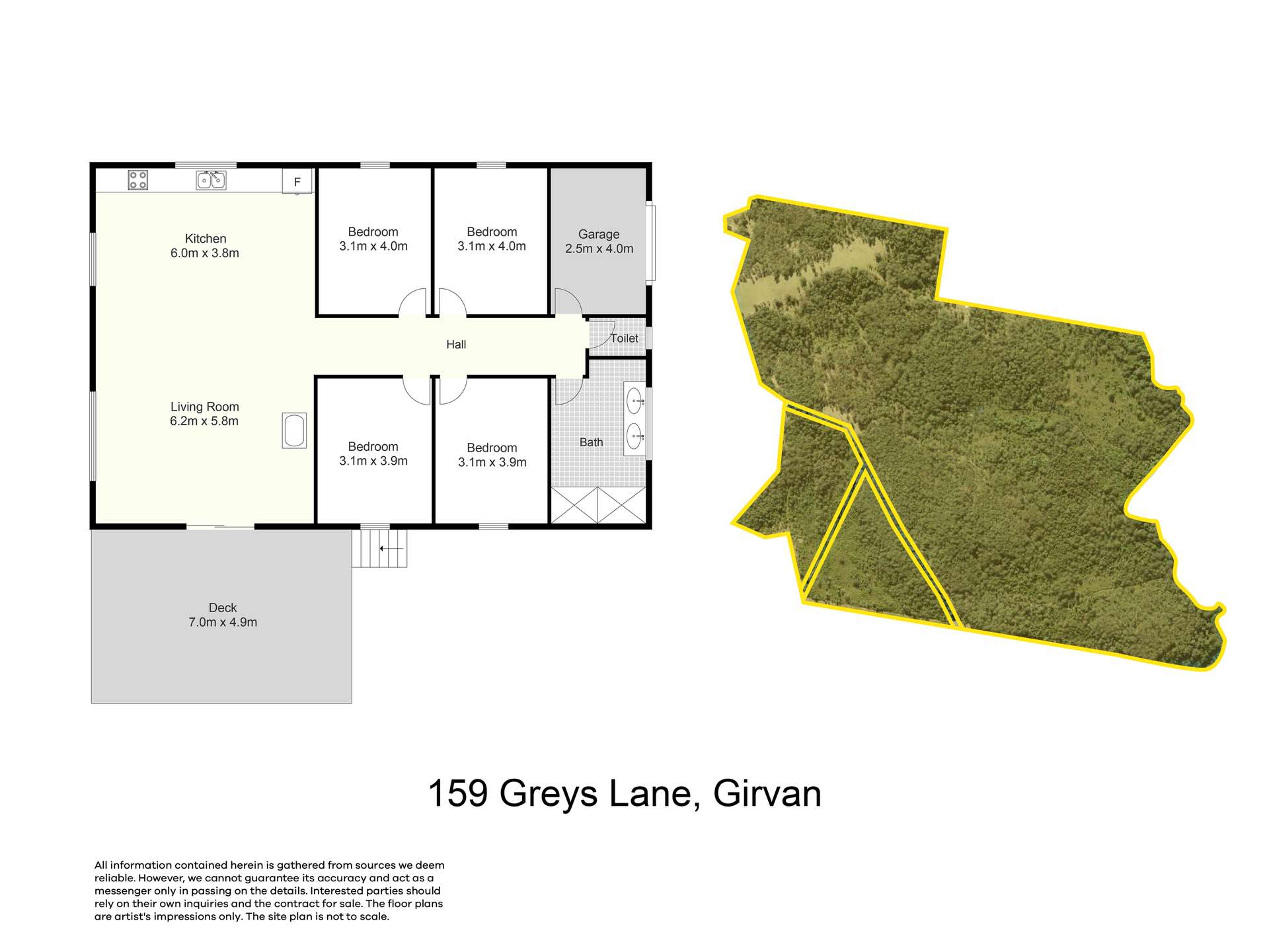 159 Greys Lane, Girvan Sold by Farmbuy.com - floorplan 1