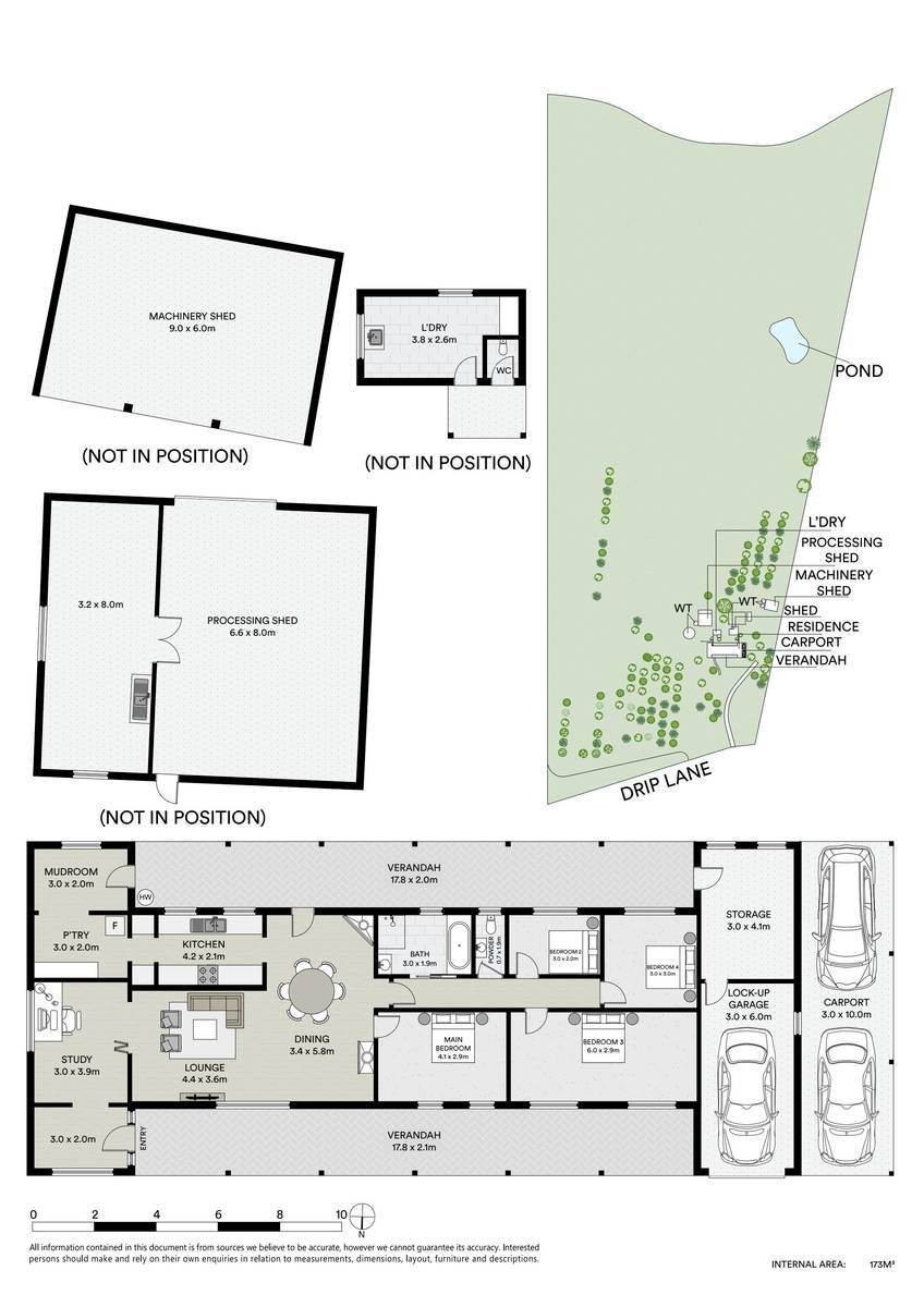 122 Drip Lane, Mudgee Sold by Farmbuy.com - floorplan 1