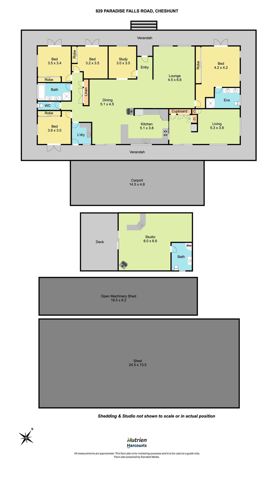 829 Paradise Falls Road, Cheshunt For Sale by Farmbuy.com - floorplan 1