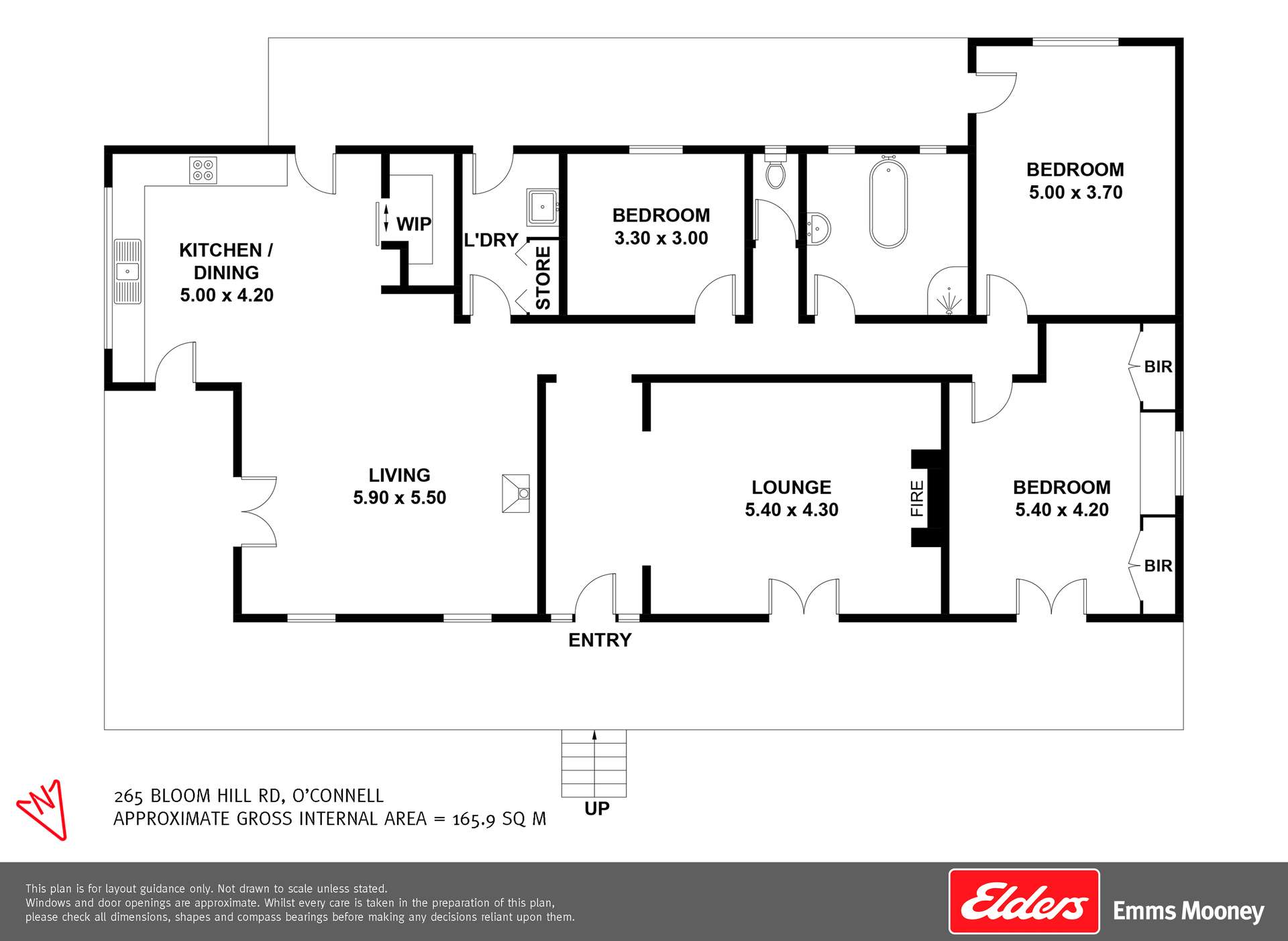 265 Bloom Hill Road, O'Connell Sold by Farmbuy.com - floorplan 1