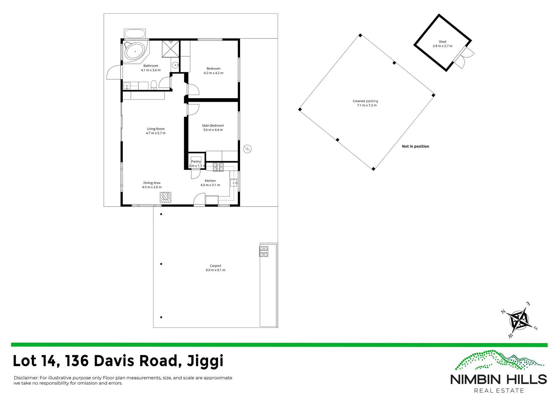 14/136 Davis Road, Jiggi For Sale by Farmbuy.com - floorplan 1