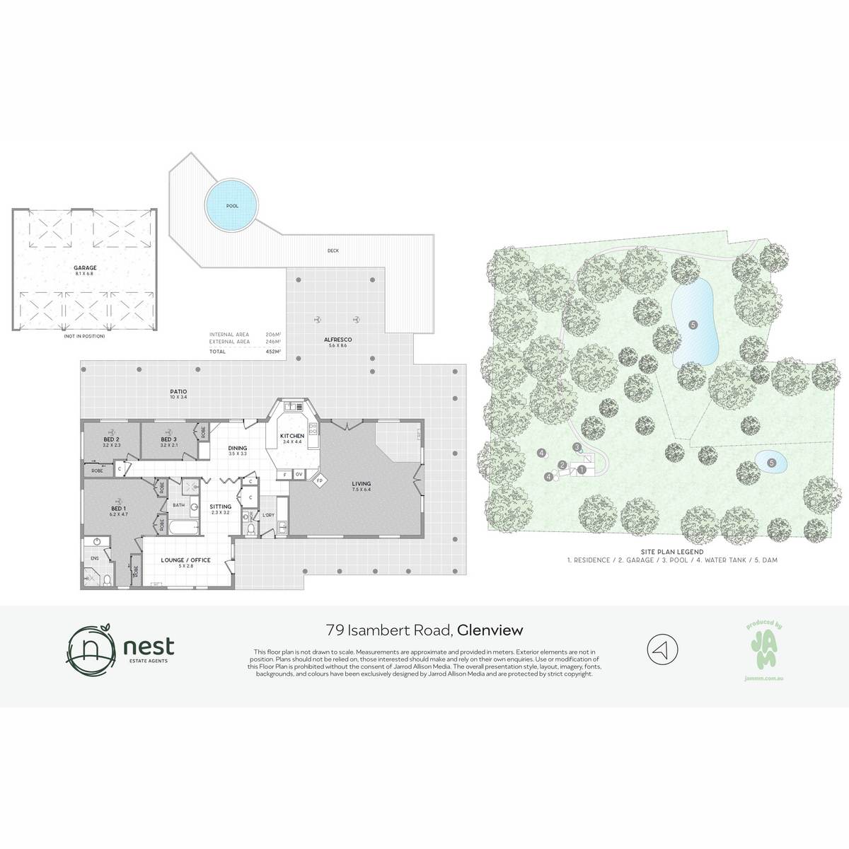 79 Isambert Road, Glenview For Sale by Farmbuy.com - floorplan 1