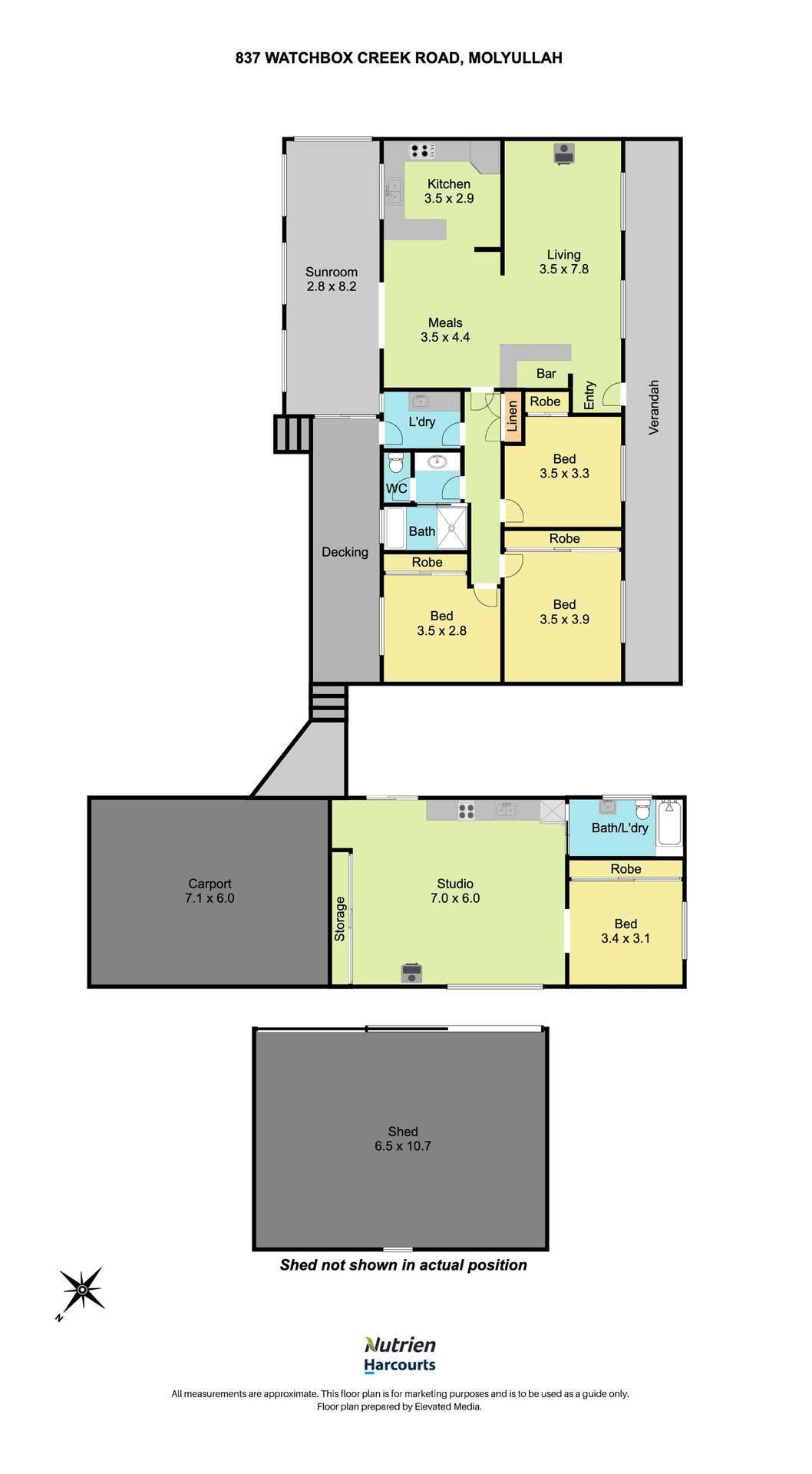 837 Watchbox Creek Road, Molyullah For Sale by Farmbuy.com - floorplan 1