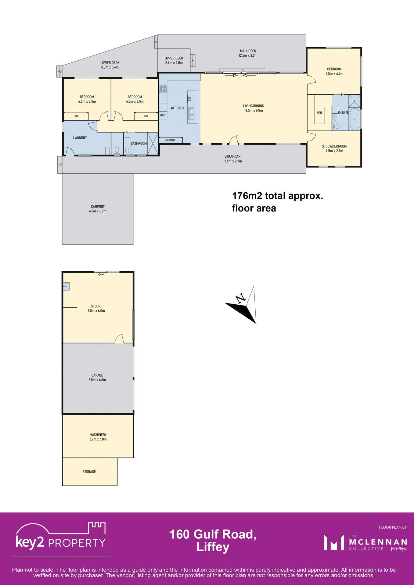 160 Gulf Road, Liffey Sold by Farmbuy.com - floorplan 1