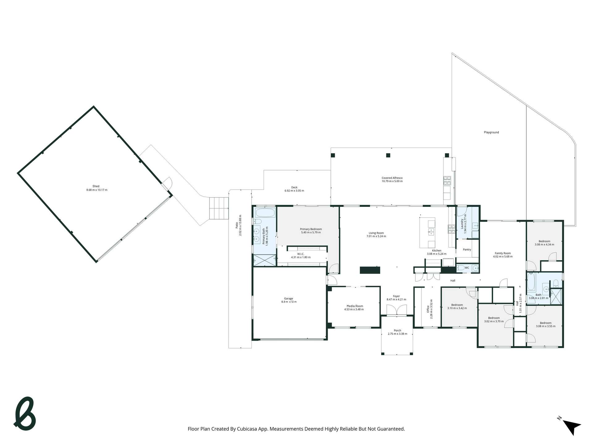 4 Emblem Court, Singleton Sold by Farmbuy.com - floorplan 1
