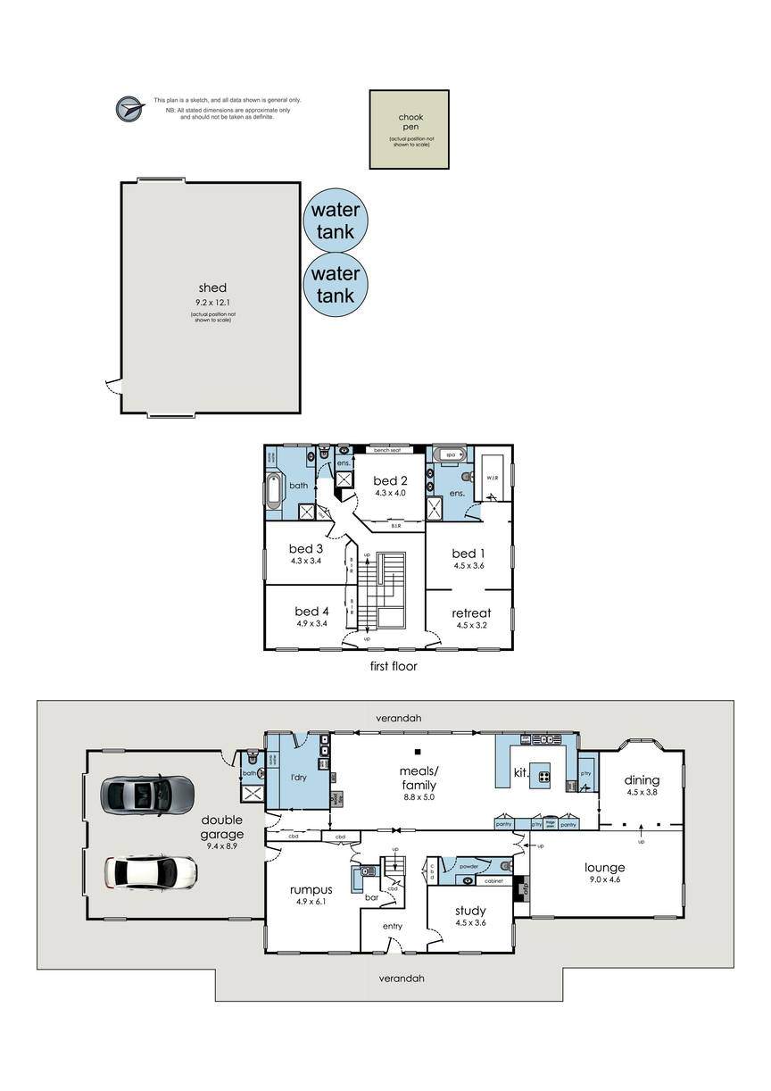 148 Victoria Road, Coldstream Sold by Farmbuy.com - floorplan 1
