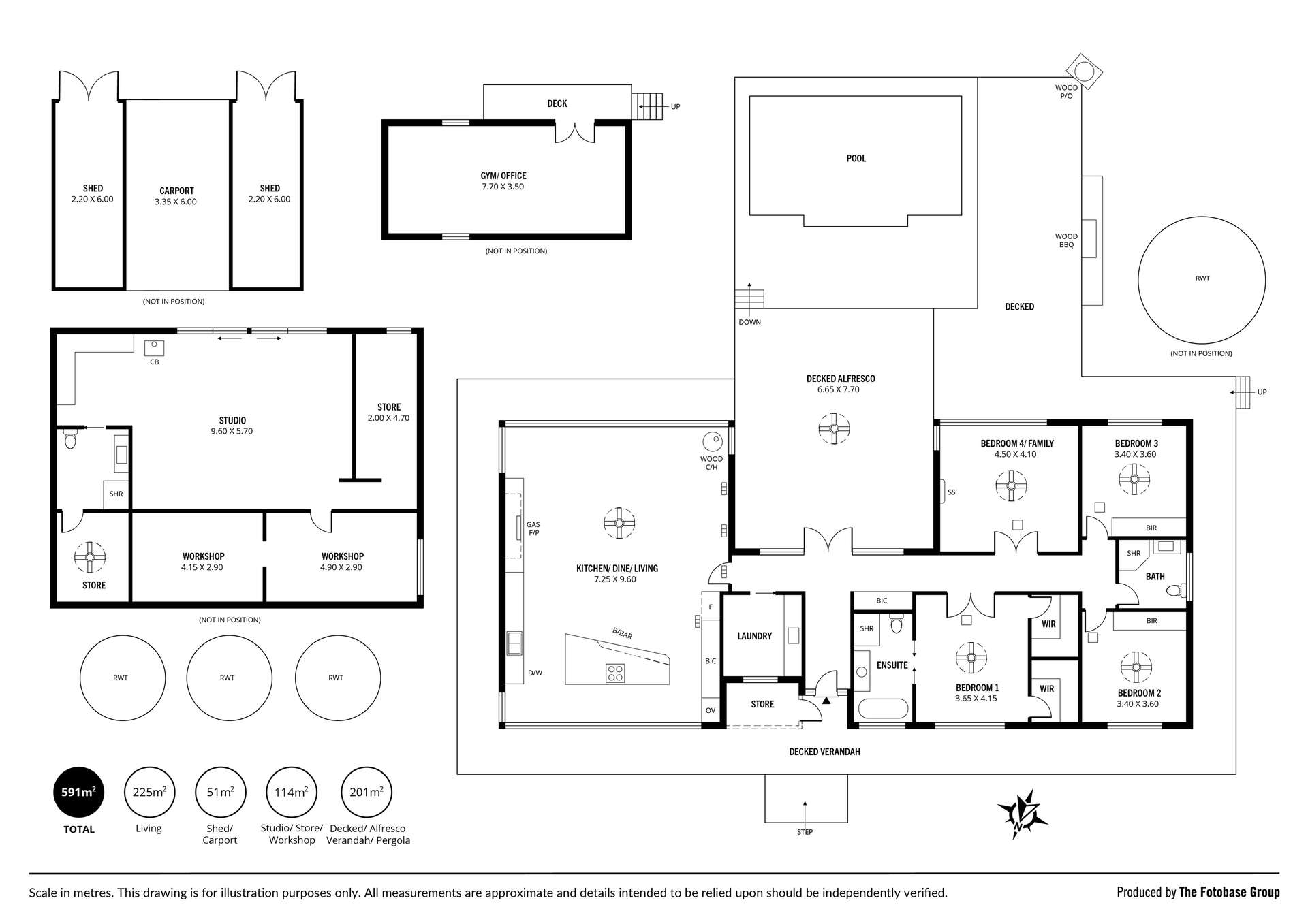 124 Corryton Park Road, Pewsey Vale Sold by Farmbuy.com - floorplan 1