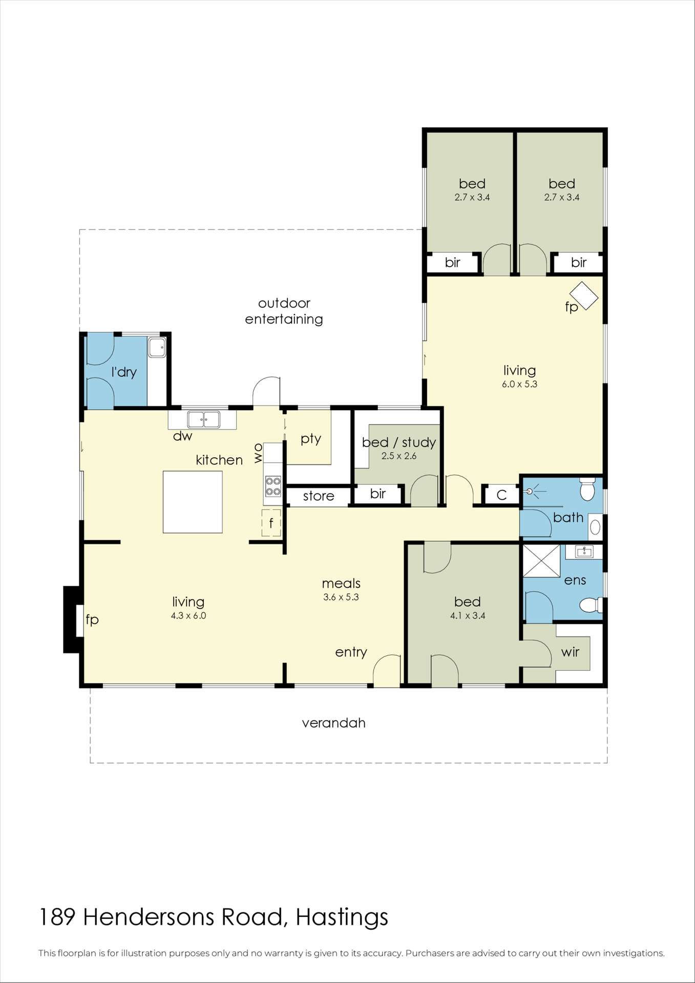 189 Hendersons Road, Hastings For Sale by Farmbuy.com - floorplan 1