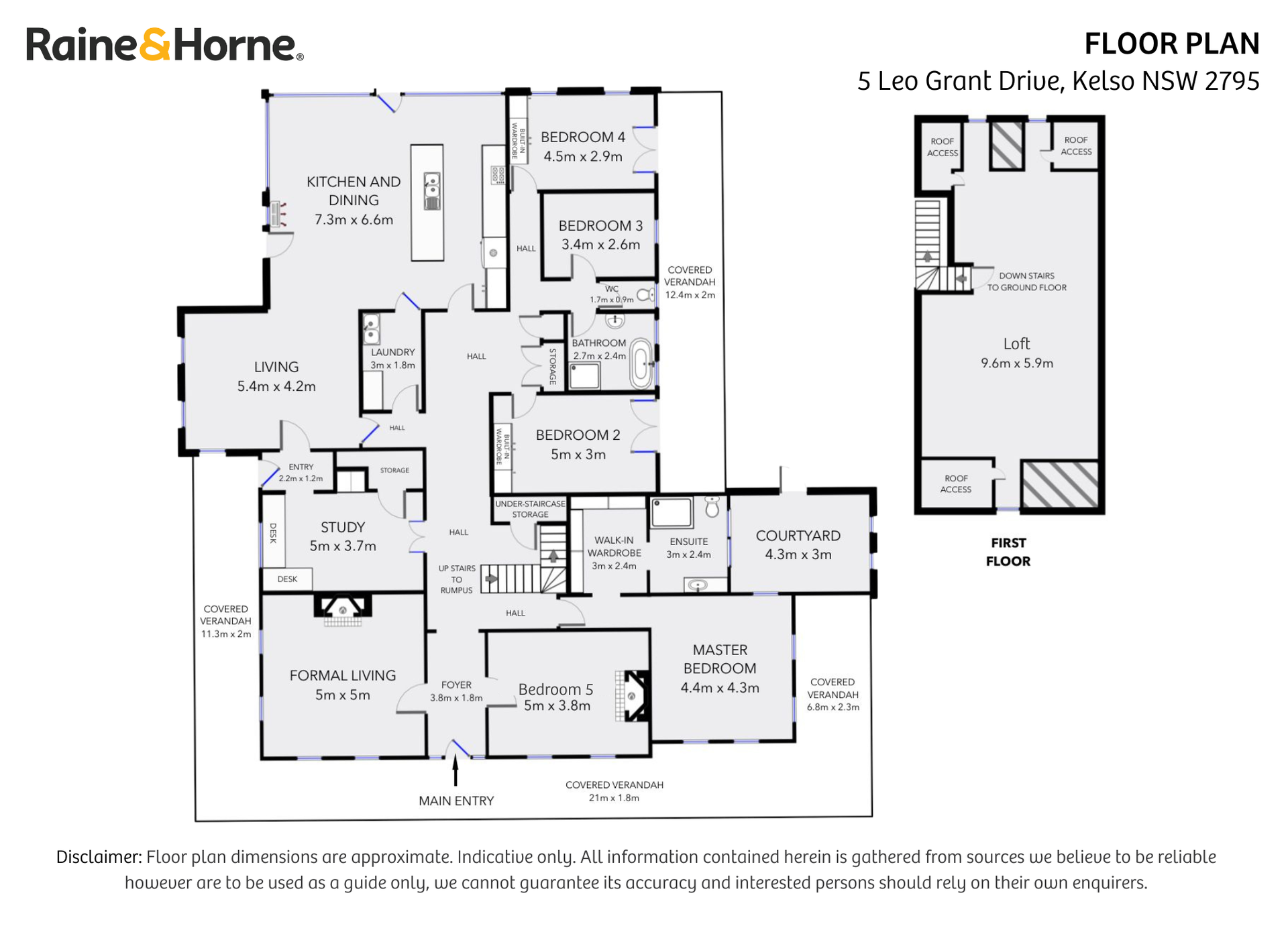 5 Leo Grant Drive, Kelso Sold by Farmbuy.com - floorplan 1
