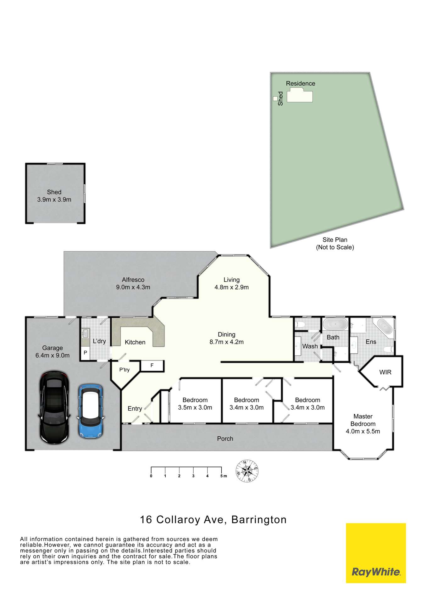 16 Collaroy Avenue, Barrington For Sale by Farmbuy.com - floorplan 1