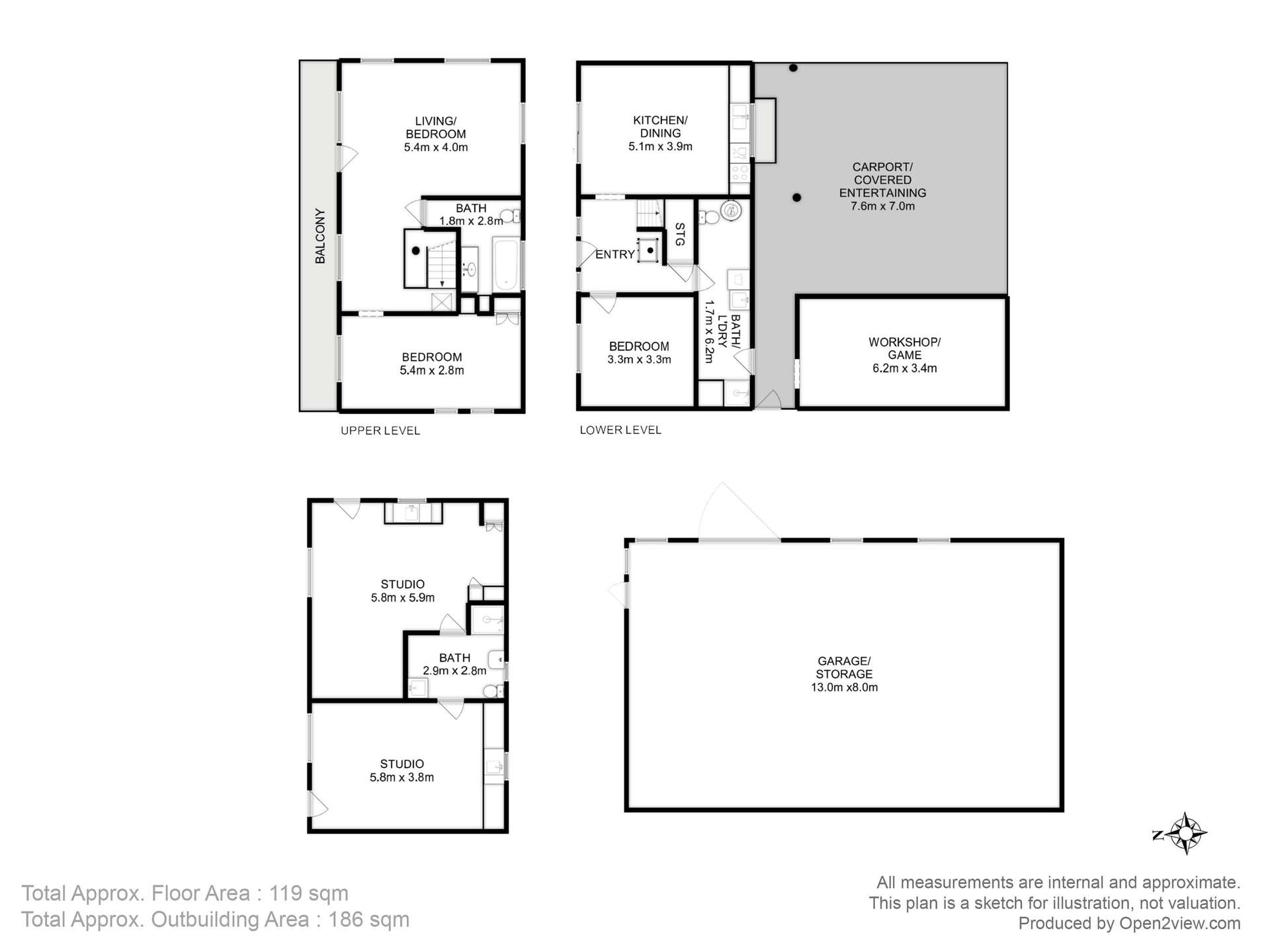 4 Radnors Road, Port Arthur Sold by Farmbuy.com - floorplan 1