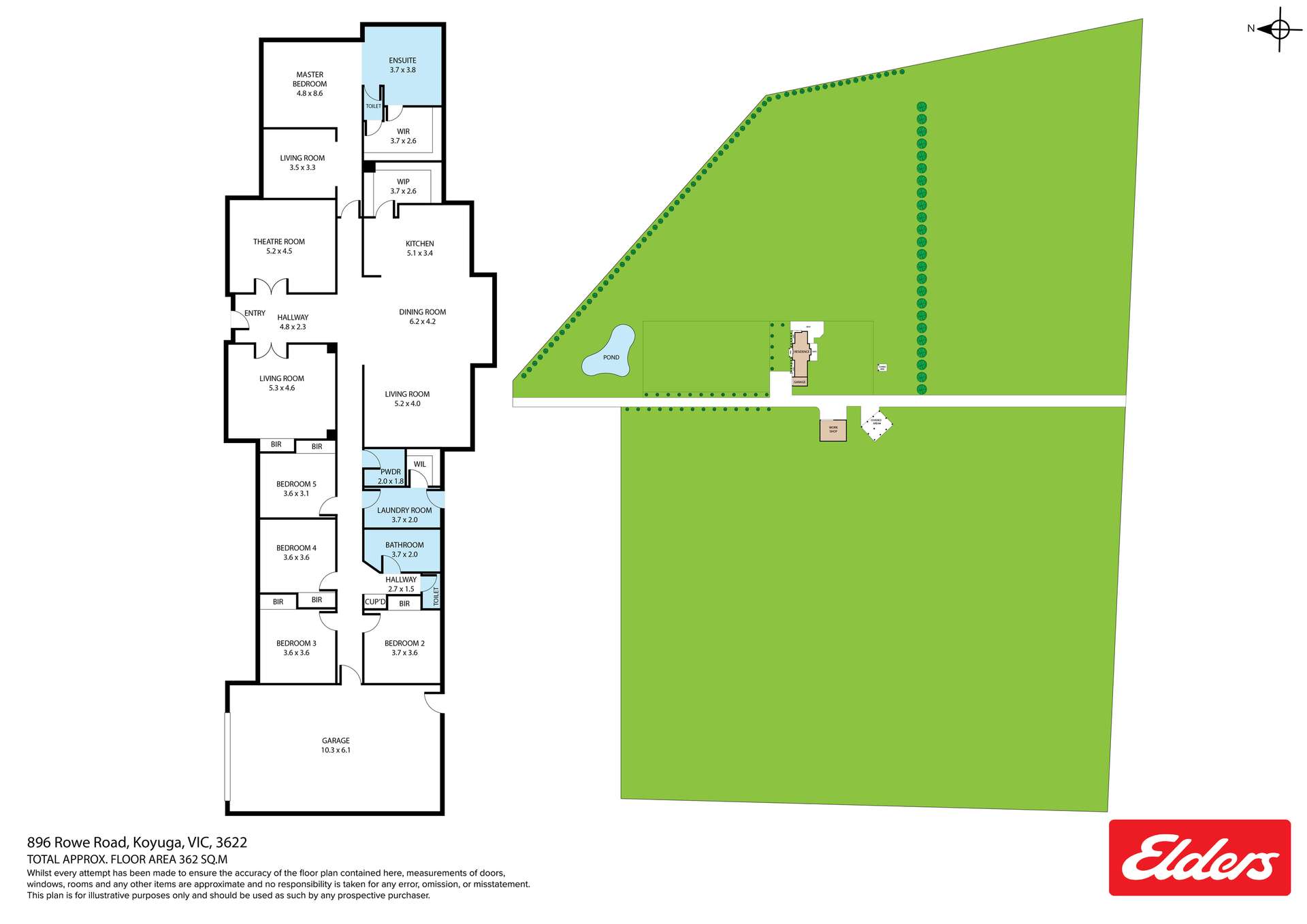 896 Rowe Road, Koyuga For Sale by Farmbuy.com - floorplan 1
